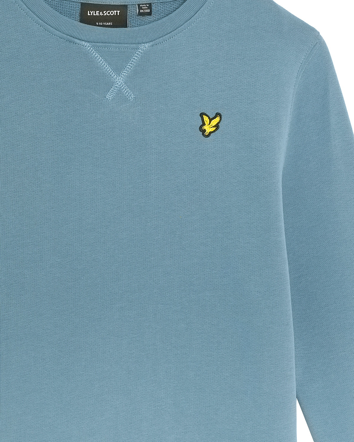 LYLE & SCOTT Crew Neck Sweatshirt Mellomblå - Farmor Ingvarda