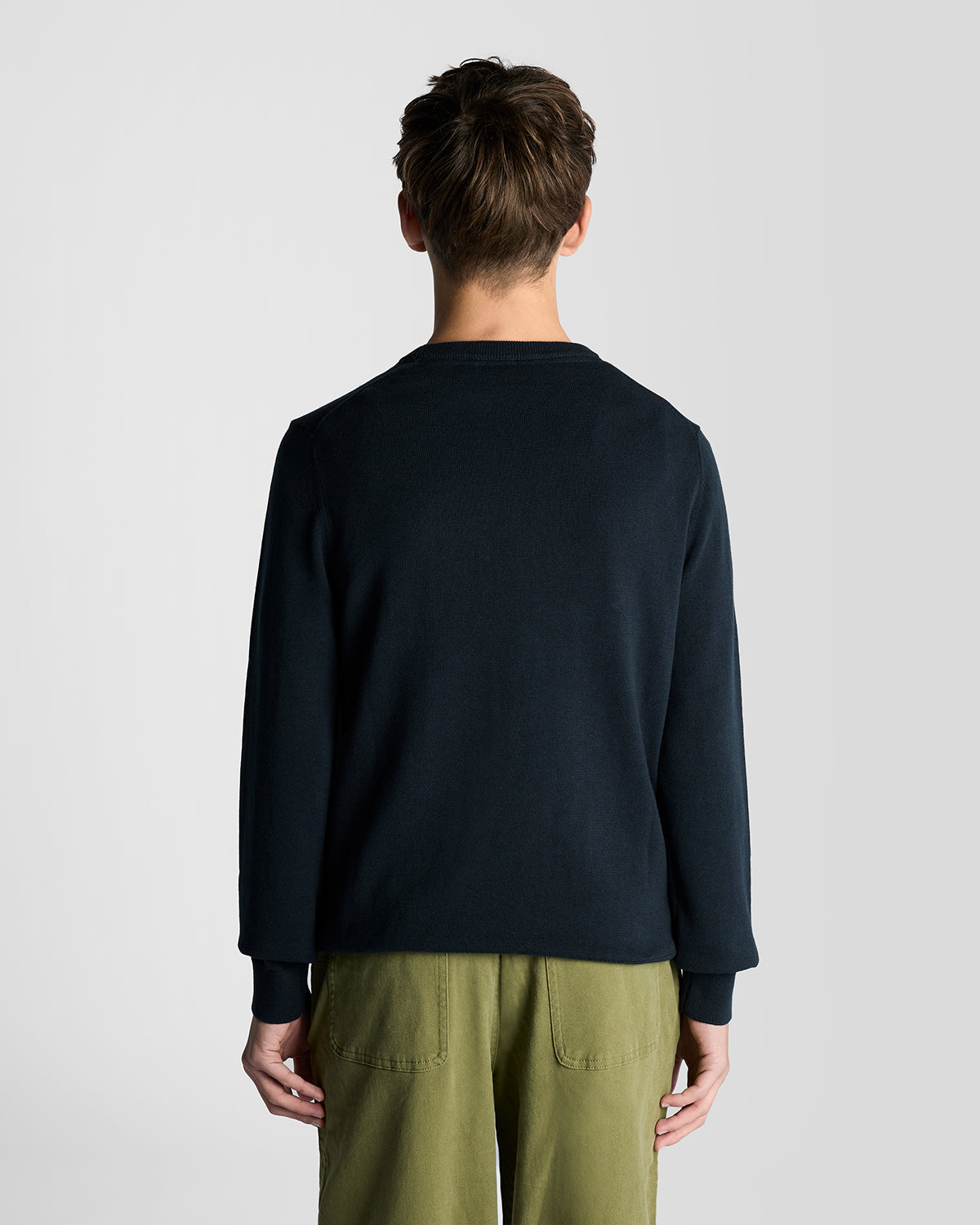 LYLE & SCOTT Strikket genser Mørkeblå - Farmor Ingvarda