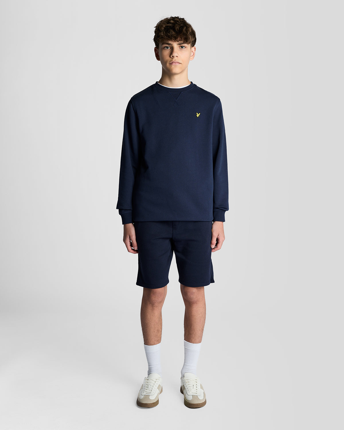 LYLE & SCOTT Crew Neck Sweatshirt Mørkeblå - Farmor Ingvarda