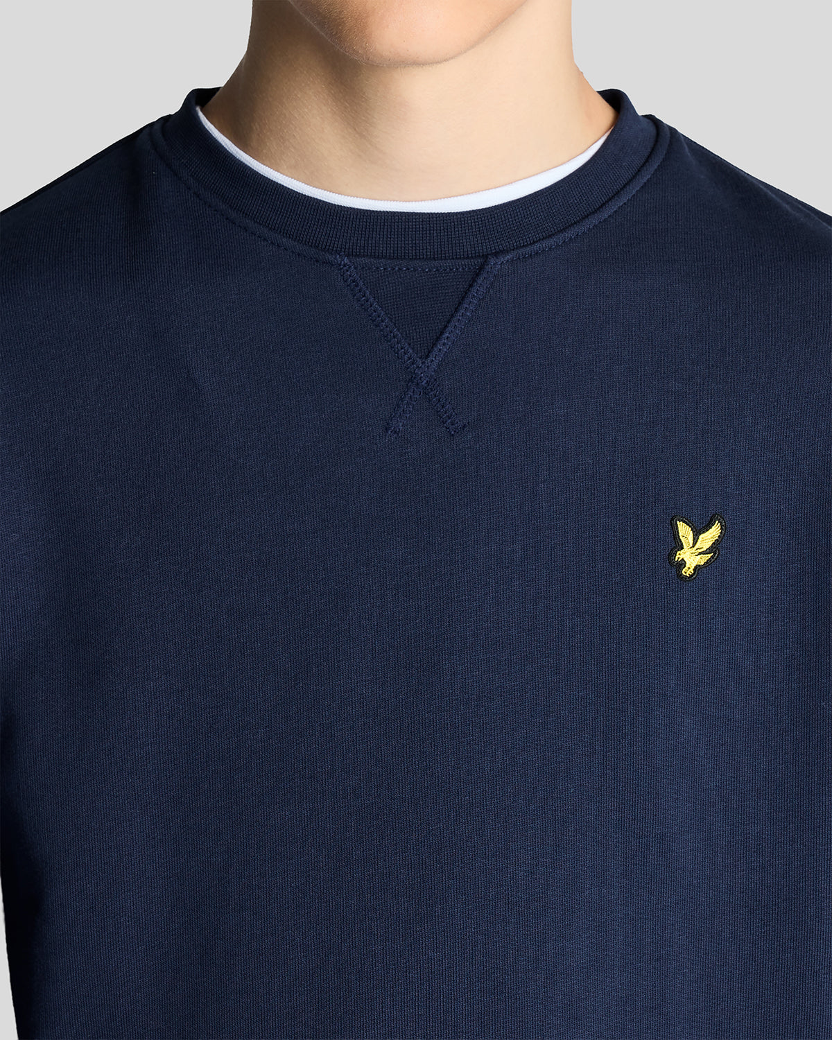 LYLE & SCOTT Crew Neck Sweatshirt Mørkeblå - Farmor Ingvarda