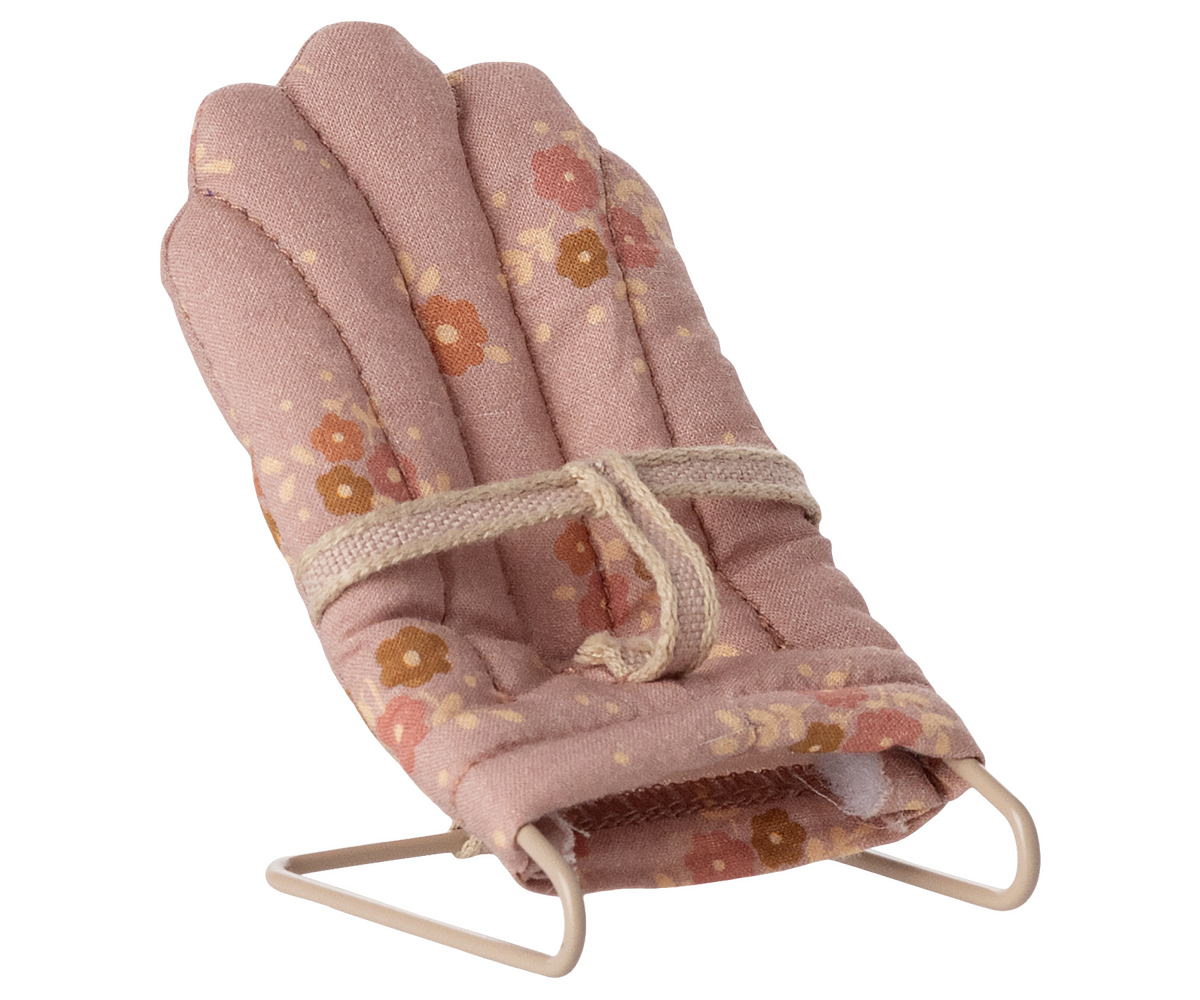 MAILEG Babysitter MY,Blomstret Gammelrosa - Farmor Ingvarda