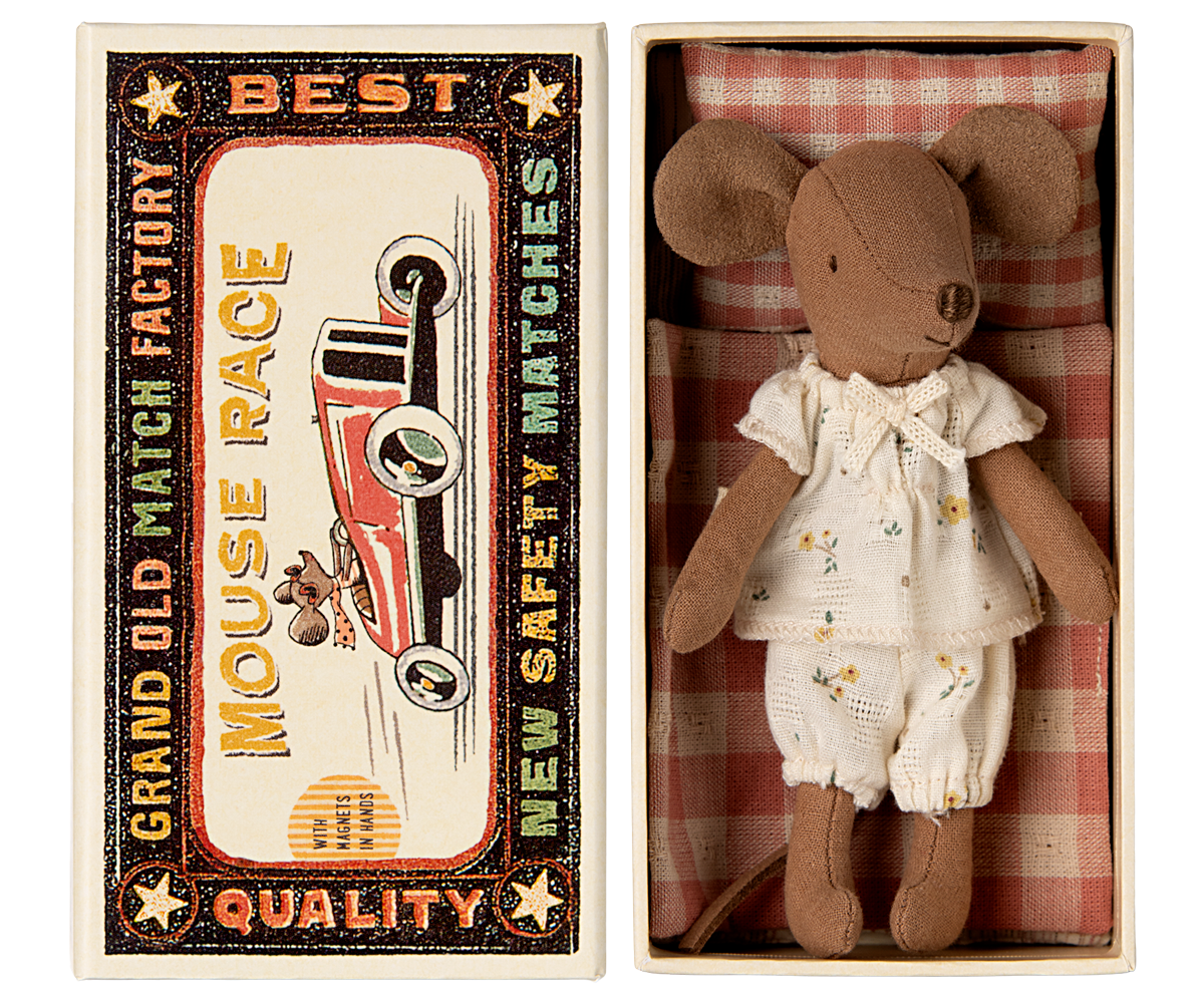 MAILEG Big Sister mouse in box - Farmor Ingvarda