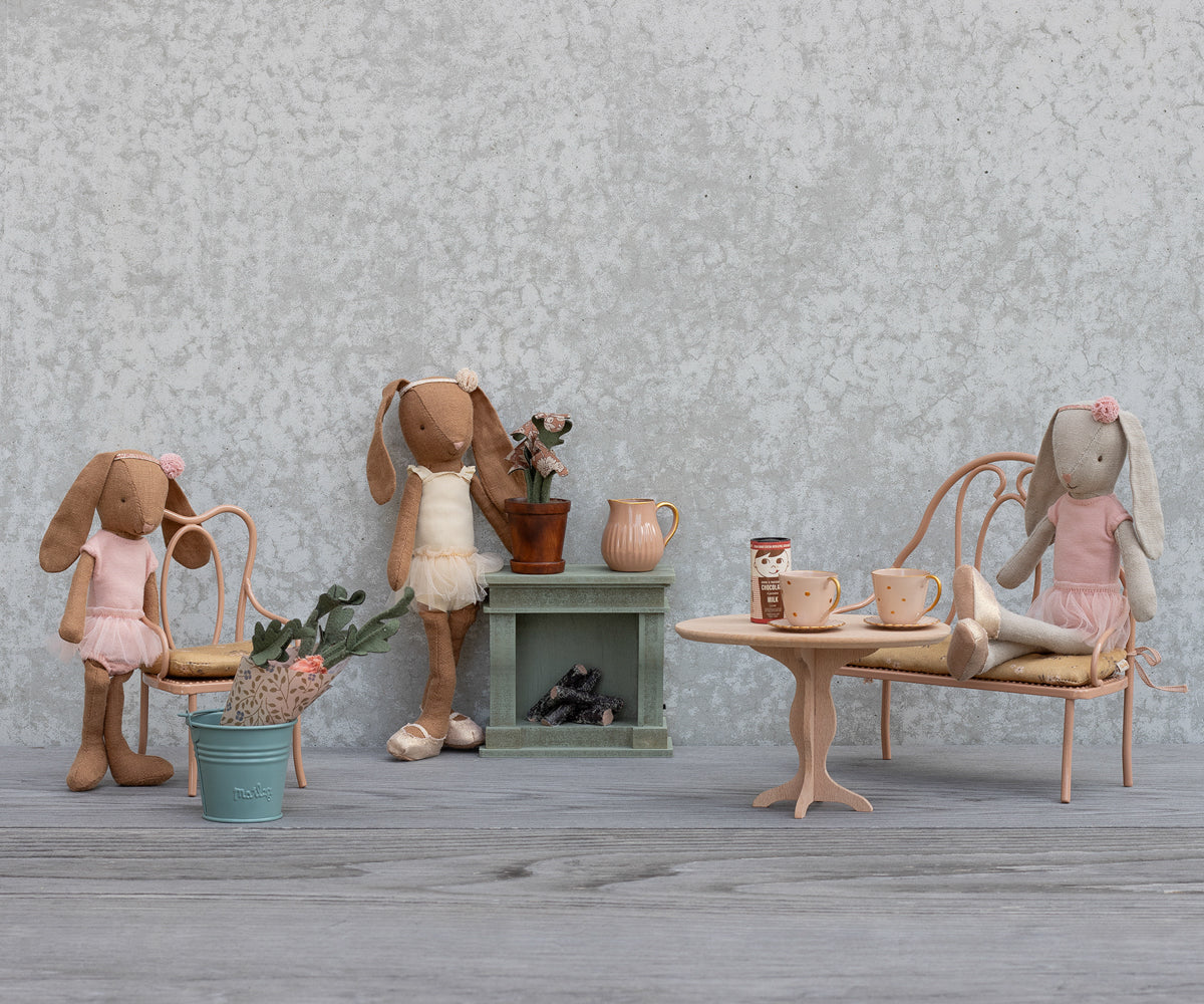 MAILEG Bunny Size 2,Ballerina Gammelrosa - Farmor Ingvarda
