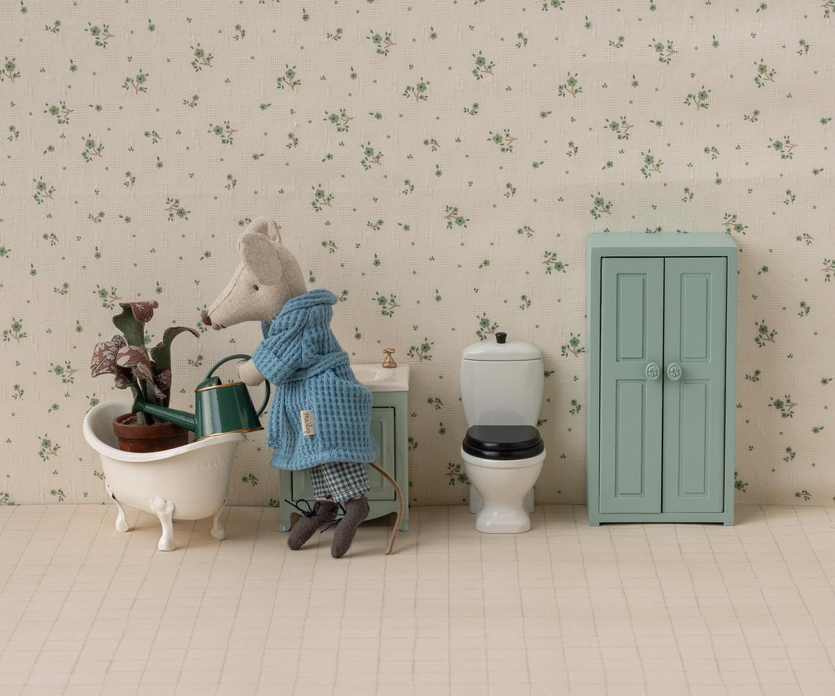 MAILEG Closet,Mouse Blå - Farmor Ingvarda