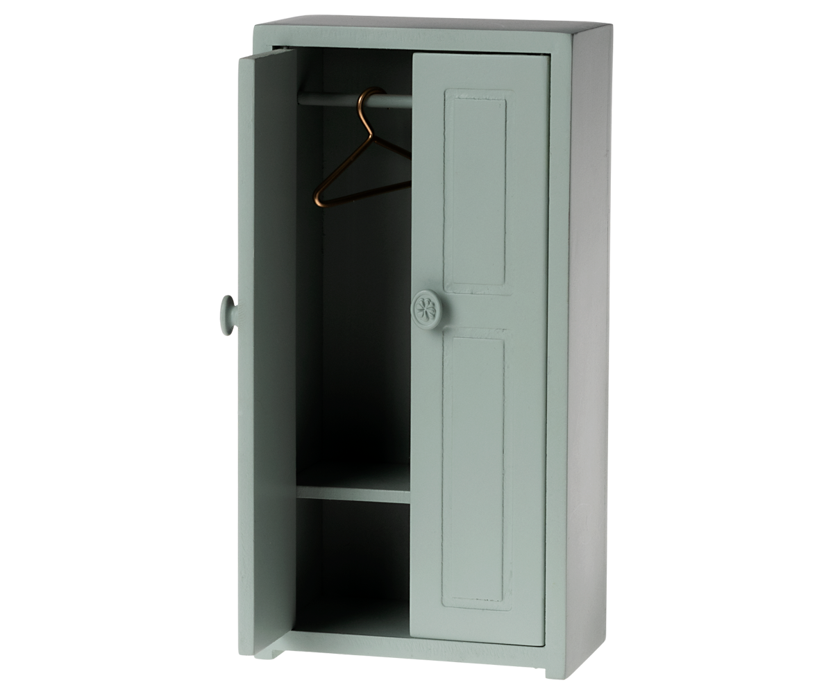 MAILEG Closet,Mouse Blå - Farmor Ingvarda