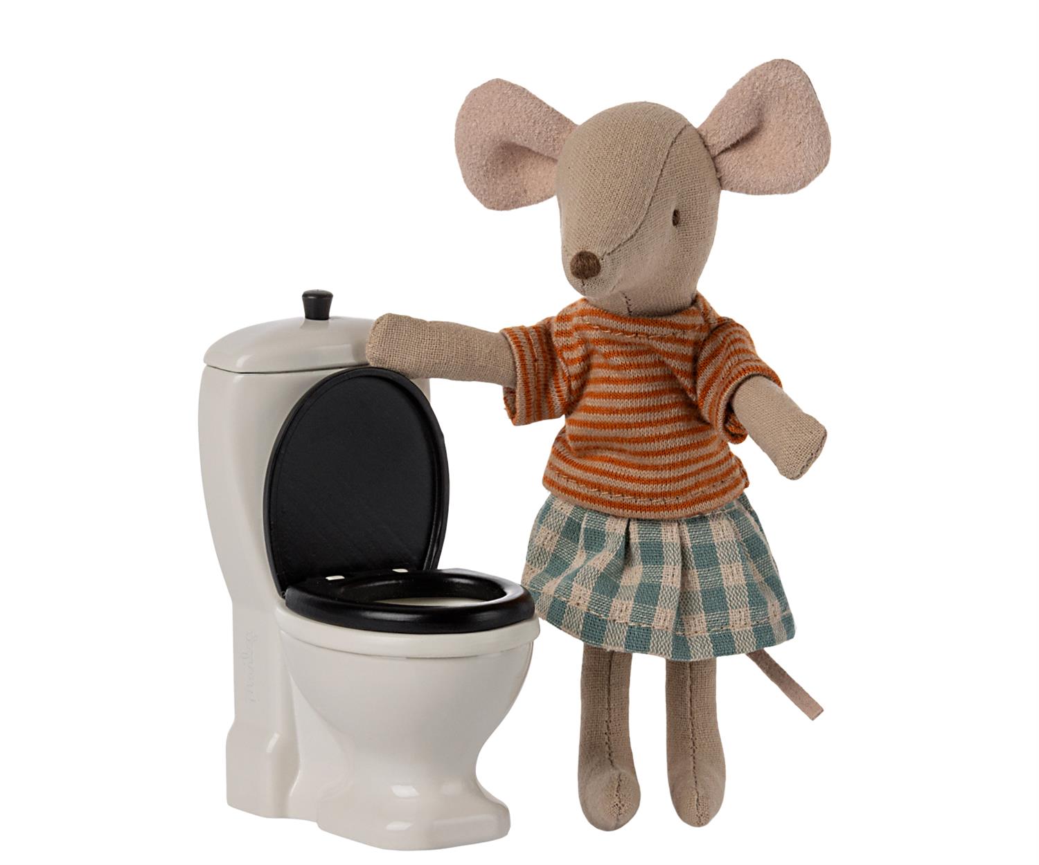 MAILEG Miniature Toilet - Farmor Ingvarda