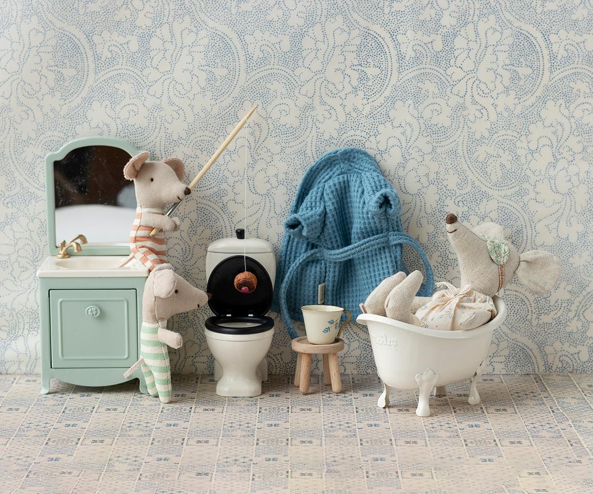 MAILEG Miniature Toilet - Farmor Ingvarda