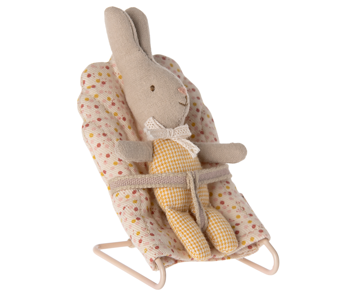 MAILEG Rabbit MY,ruter Gul - Farmor Ingvarda