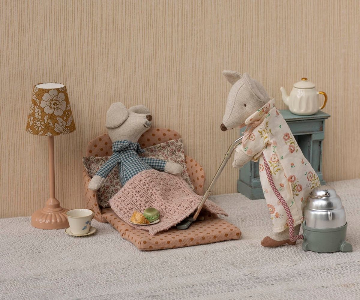 MAILEG Sofa bed,Mouse Prikker - Farmor Ingvarda