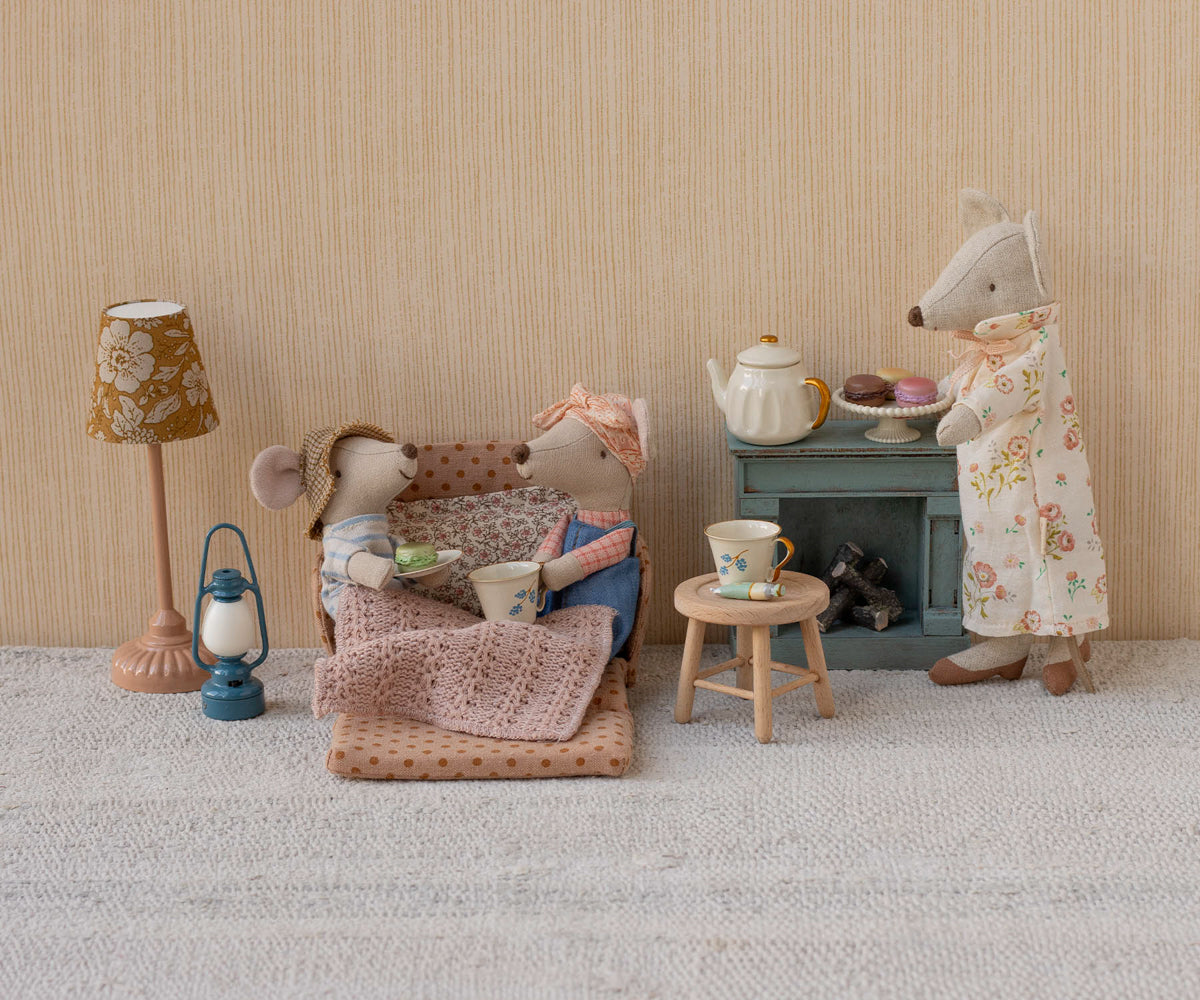 MAILEG Sofa bed,Mouse Prikker - Farmor Ingvarda