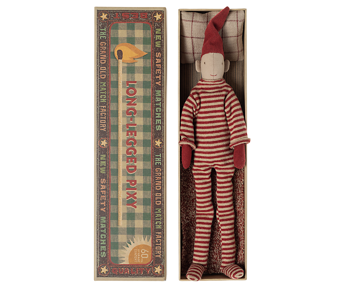 MAILEG Long legged pixy in box,34cm - Farmor Ingvarda