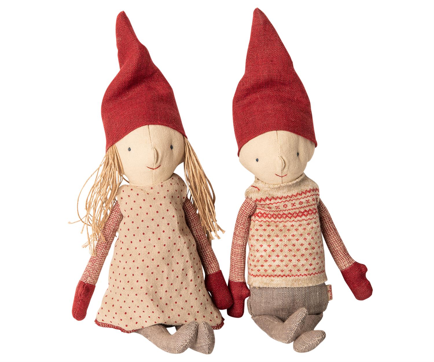 MAILEG Winter friends, Pixy - Boy,32cm - Farmor Ingvarda