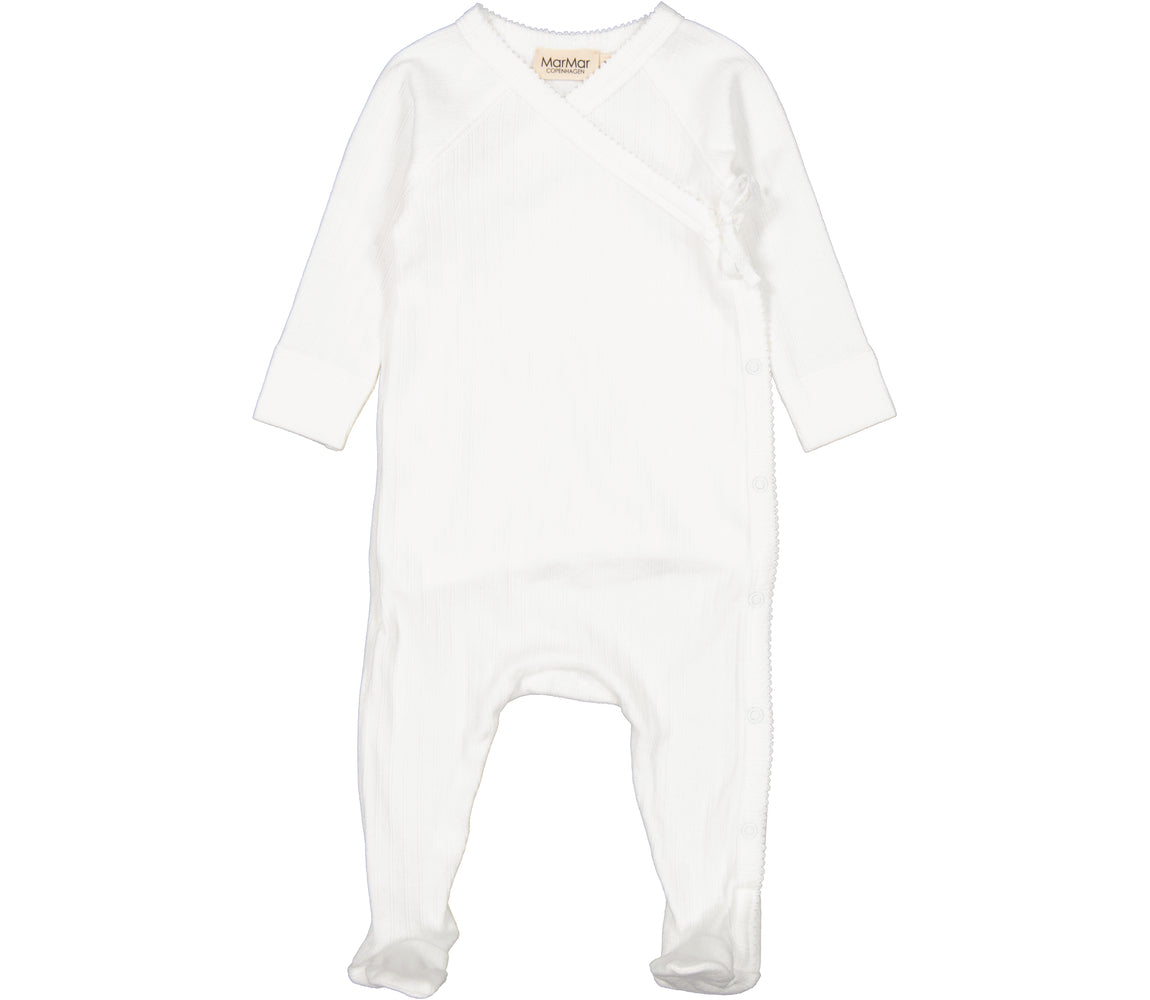 MARMAR COPENHAGEN 0-3ÅR Rubetta Modal Pointelle,Newborn Krem - Farmor Ingvarda