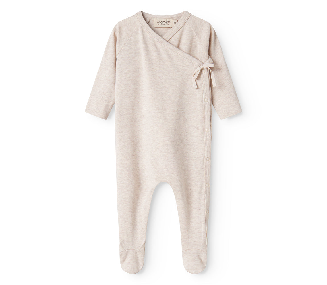 MARMAR COPENHAGEN Rubetta heldress,Newborn Beige Melert - Farmor Ingvarda