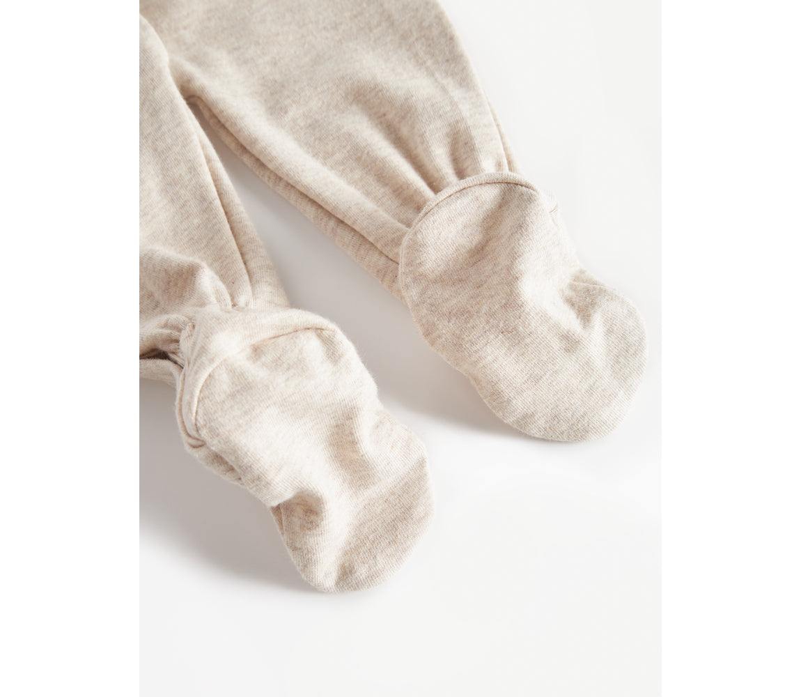 MARMAR COPENHAGEN Rubetta heldress,Newborn Beige Melert - Farmor Ingvarda