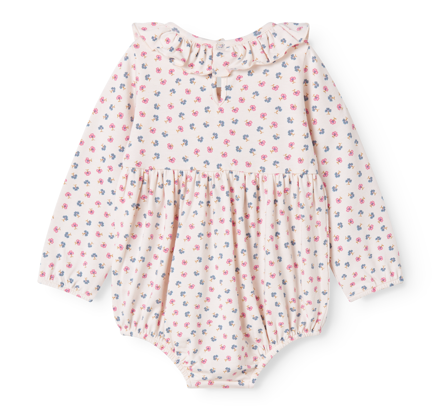 MARMAR COPENHAGEN 0-3ÅR Reba Body m/rysjekrage Blomstret - Farmor Ingvarda