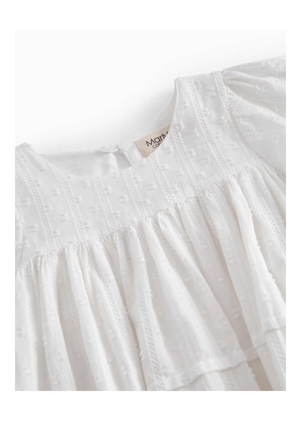 MARMAR COPENHAGEN 0-3ÅR Ritona Blusebody,Baby Offwhite - Farmor Ingvarda