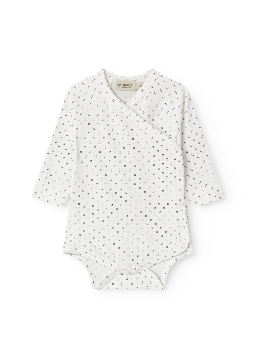 MARMAR COPENHAGEN 0-3ÅR Belito body,Newborn Hvit/Blå - Farmor Ingvarda