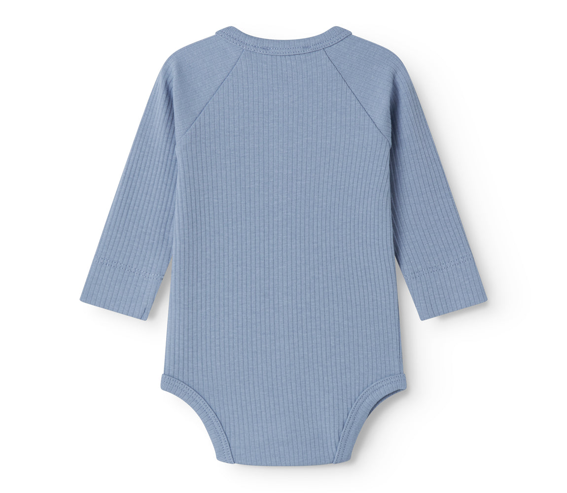 MARMAR COPENHAGEN 0-3ÅR Bruno Body,Newborn Blå - Farmor Ingvarda