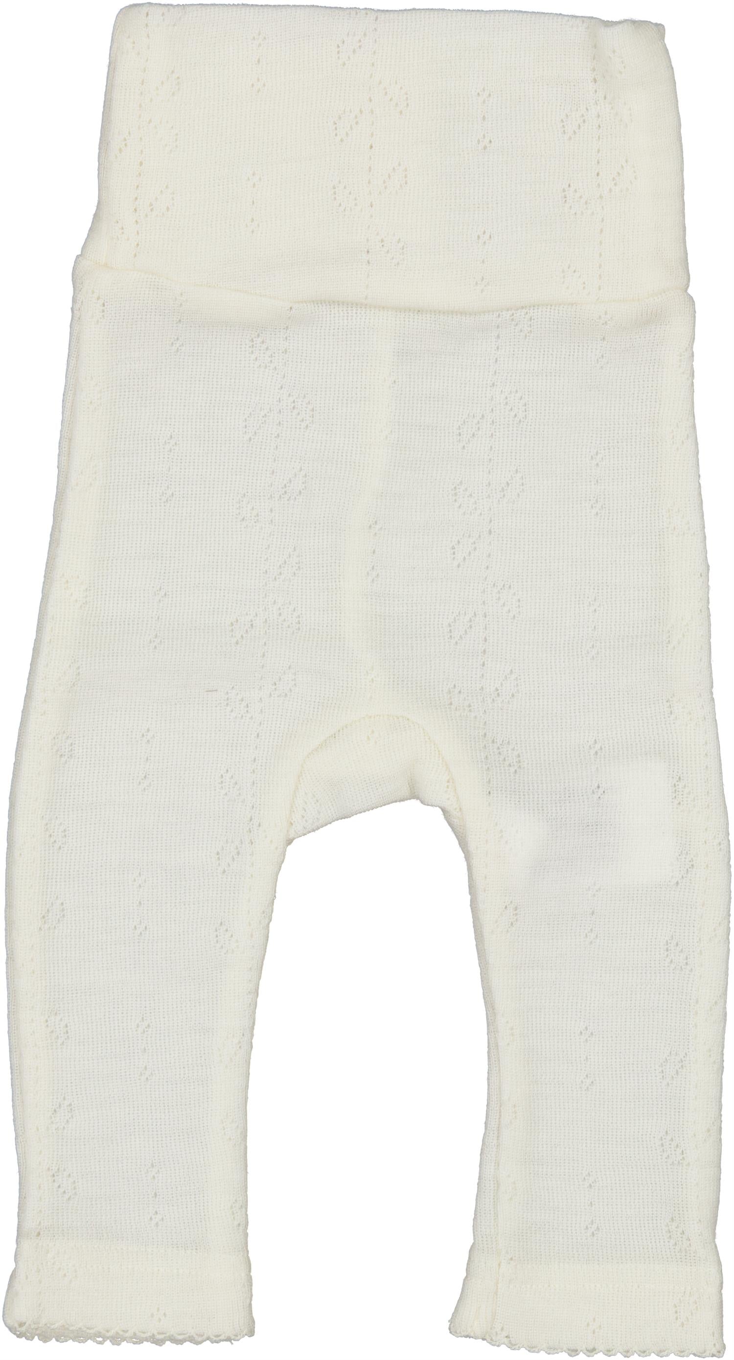 MARMAR COPENHAGEN 0-3ÅR Piva pants,Ull Pointelle Offwhite - Farmor Ingvarda