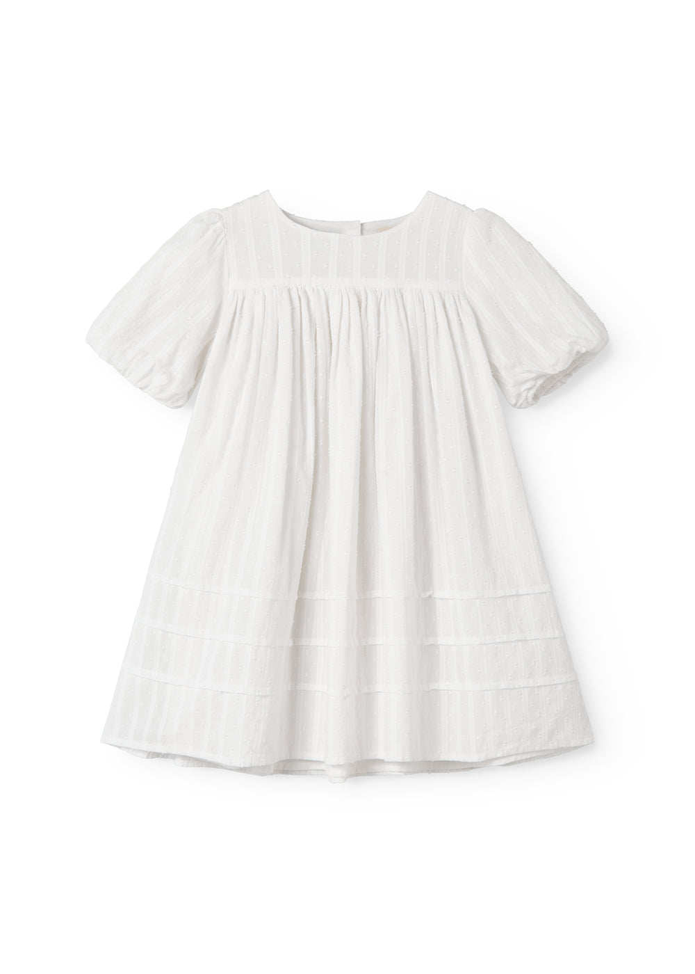 MARMAR COPENHAGEN 3-12ÅR Duky Dress Offwhite - Farmor Ingvarda
