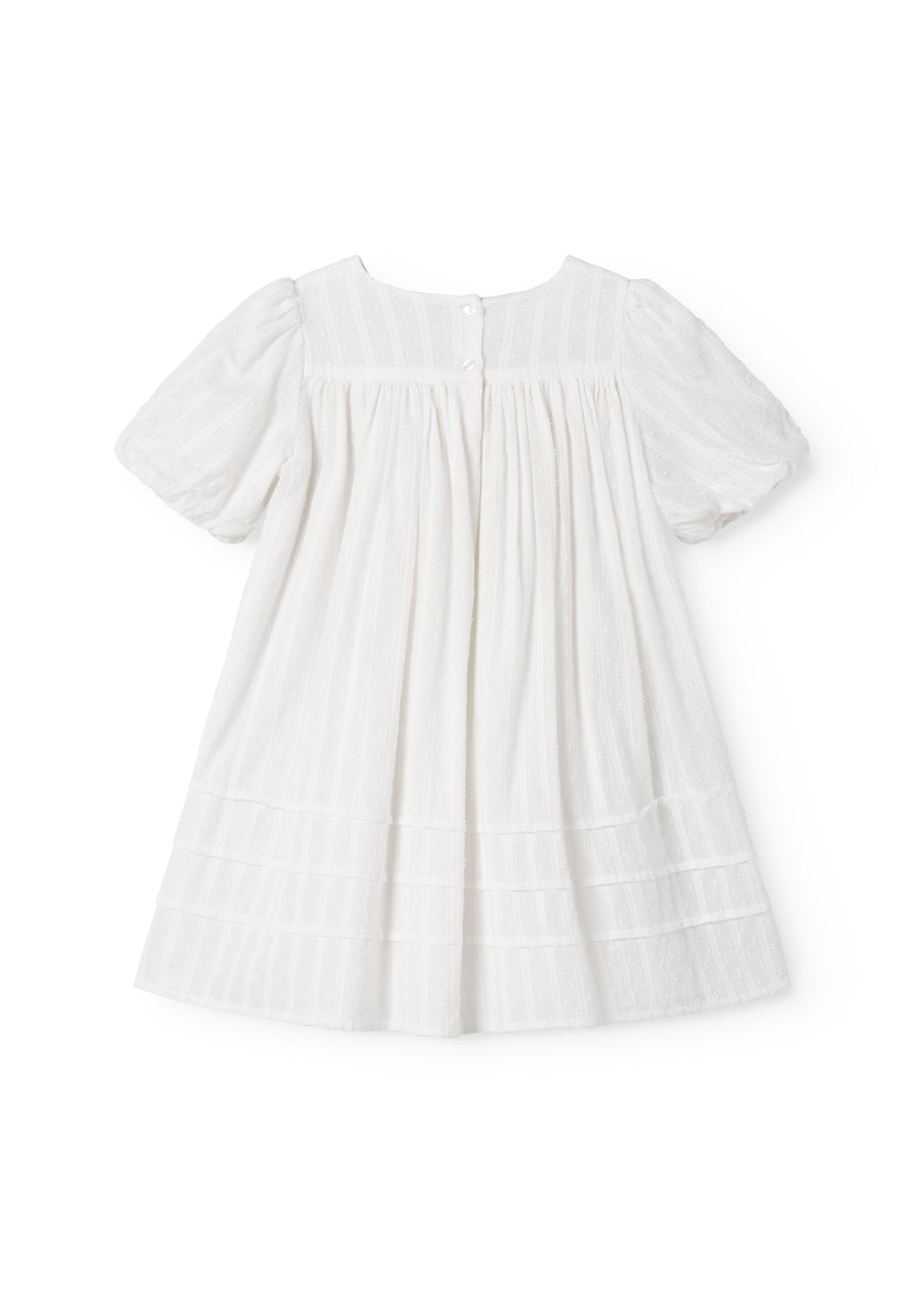 MARMAR COPENHAGEN 3-12ÅR Duky Dress Offwhite - Farmor Ingvarda