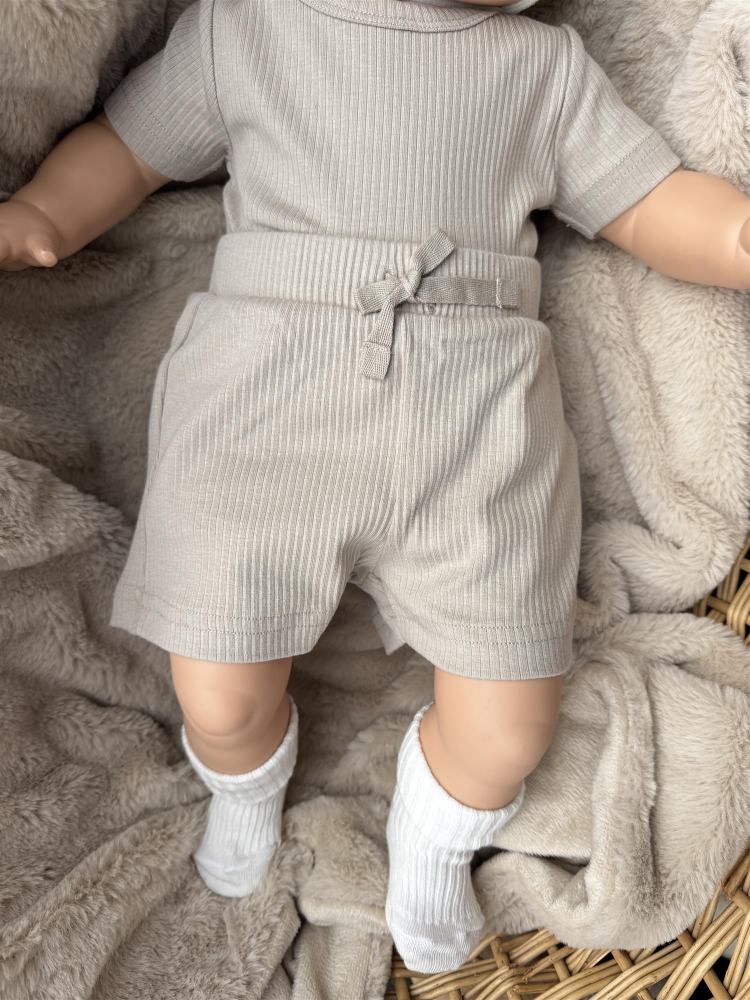 MARMAR COPENHAGEN Shorts Rib Sand - Farmor Ingvarda