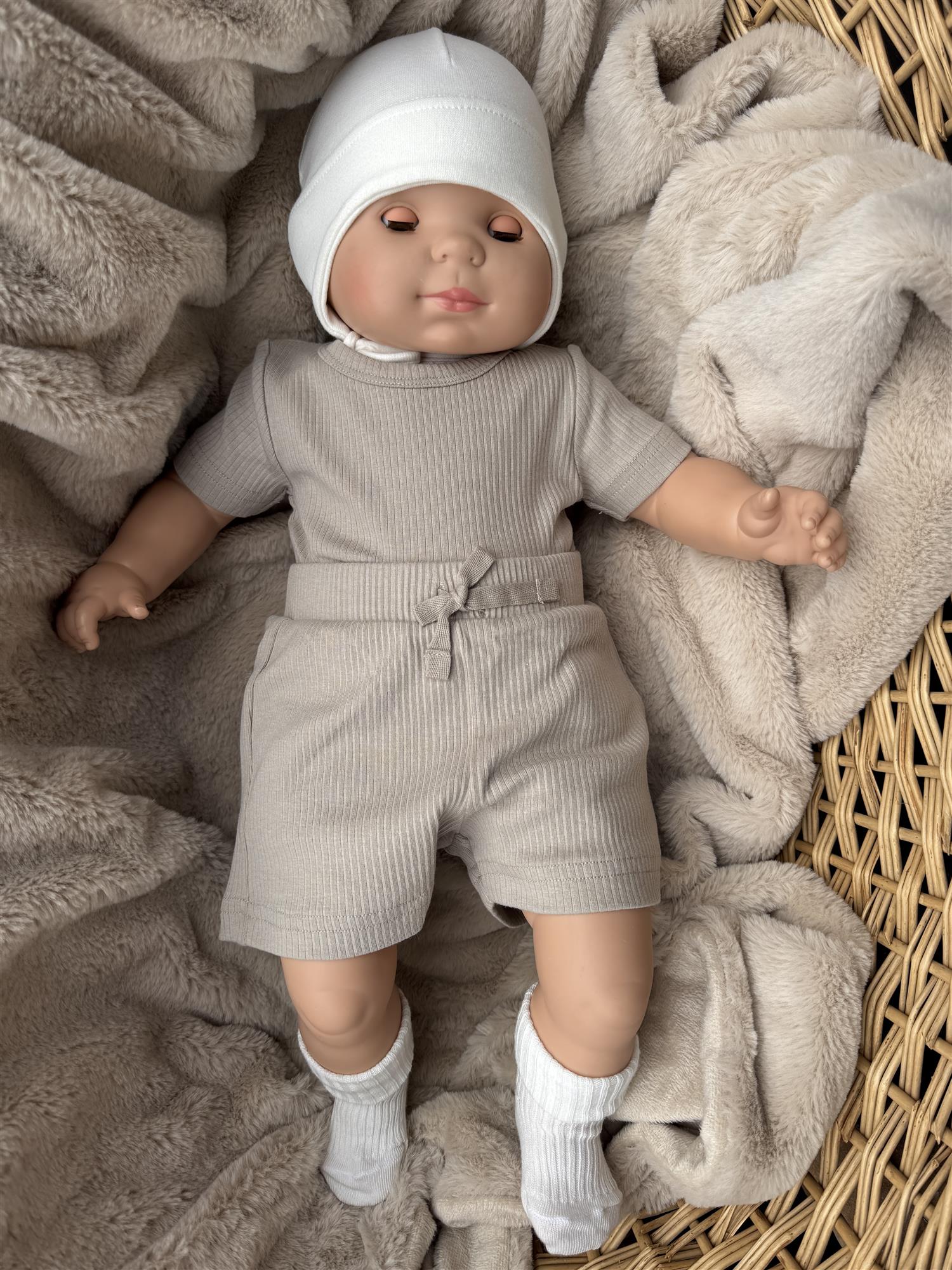 MARMAR COPENHAGEN Shorts Rib Sand - Farmor Ingvarda