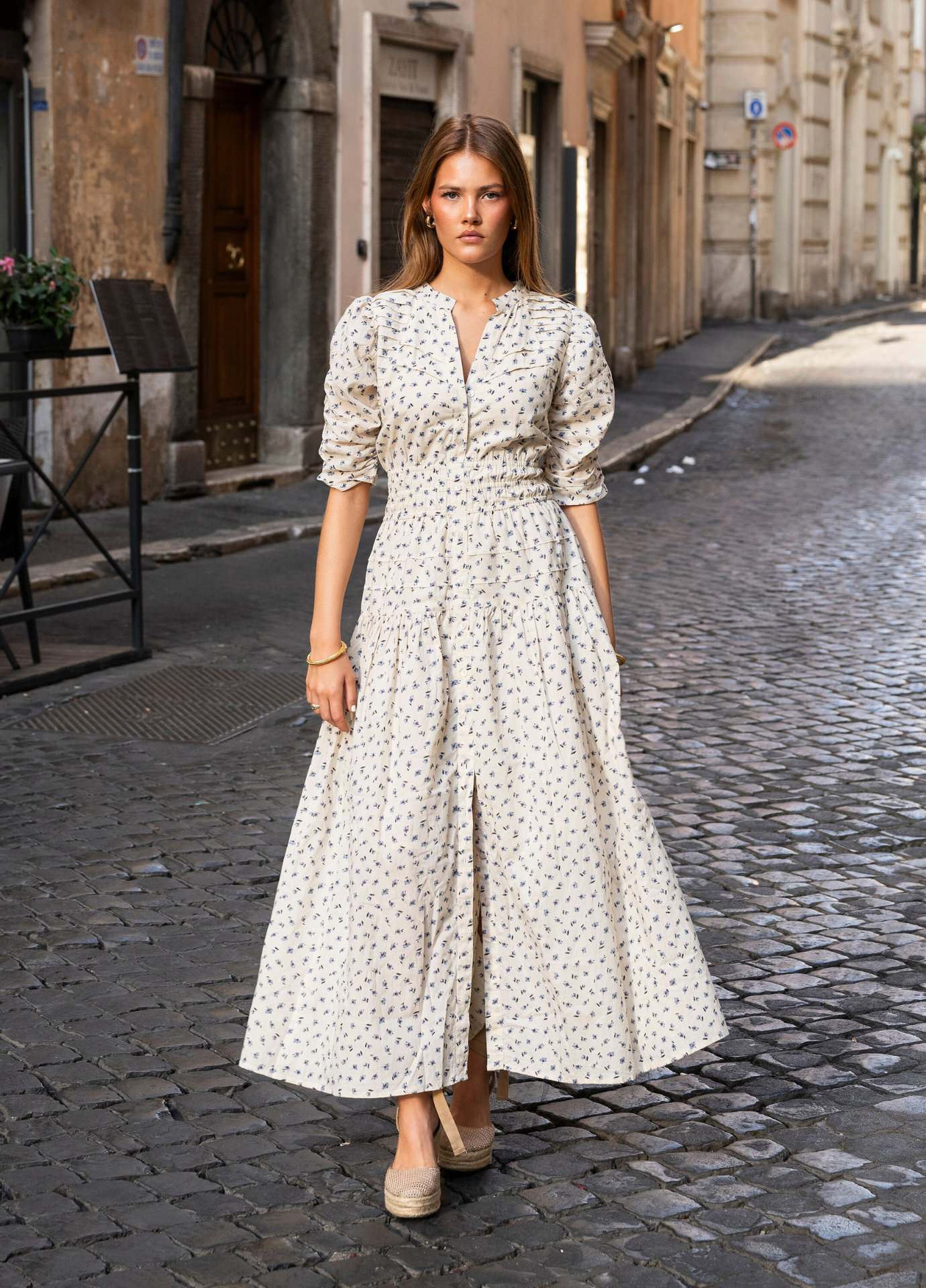 MISSMAYA Fabienne Dress Petite Floras - Farmor Ingvarda