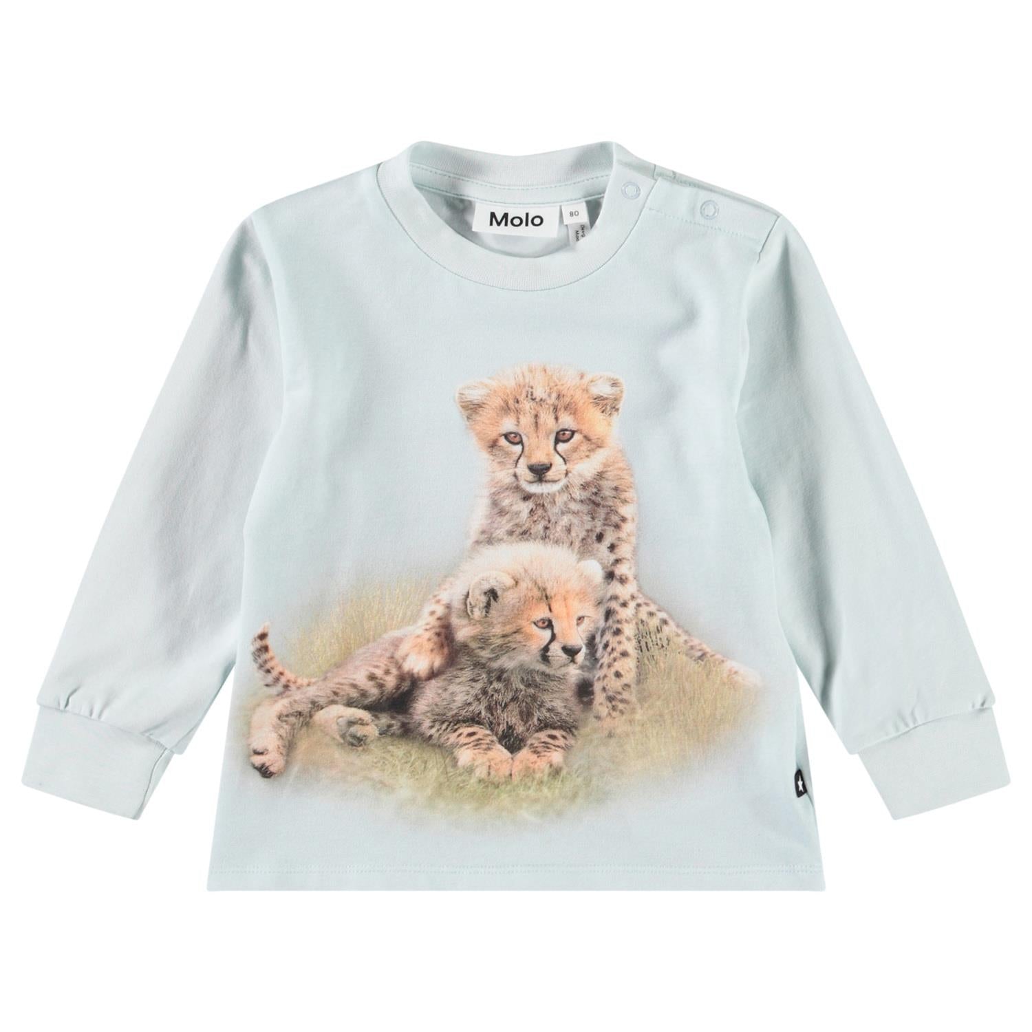 MOLO 0-4ÅR Eloy genser,Baby Mintblå - Farmor Ingvarda