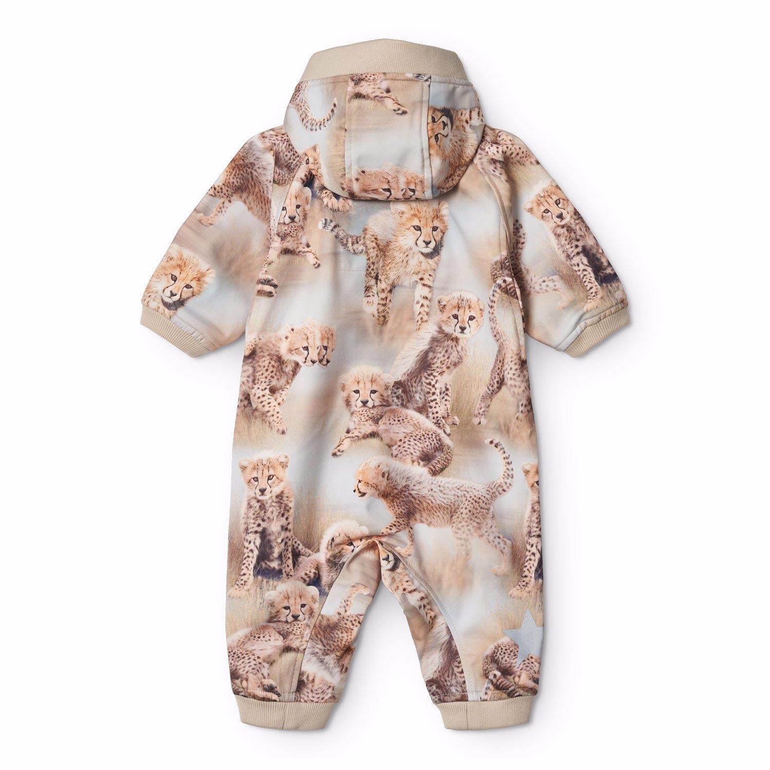 MOLO 0-4ÅR Hill soft shell dress Beige - Farmor Ingvarda