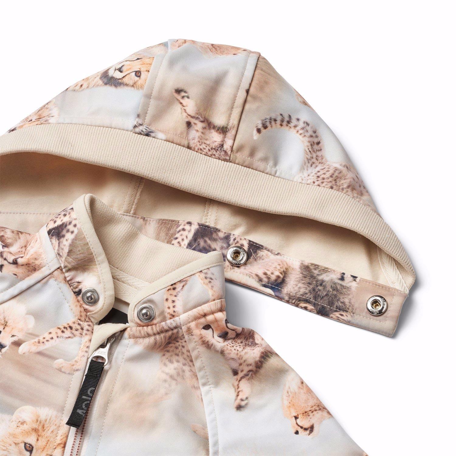 MOLO 0-4ÅR Hill soft shell dress Beige - Farmor Ingvarda