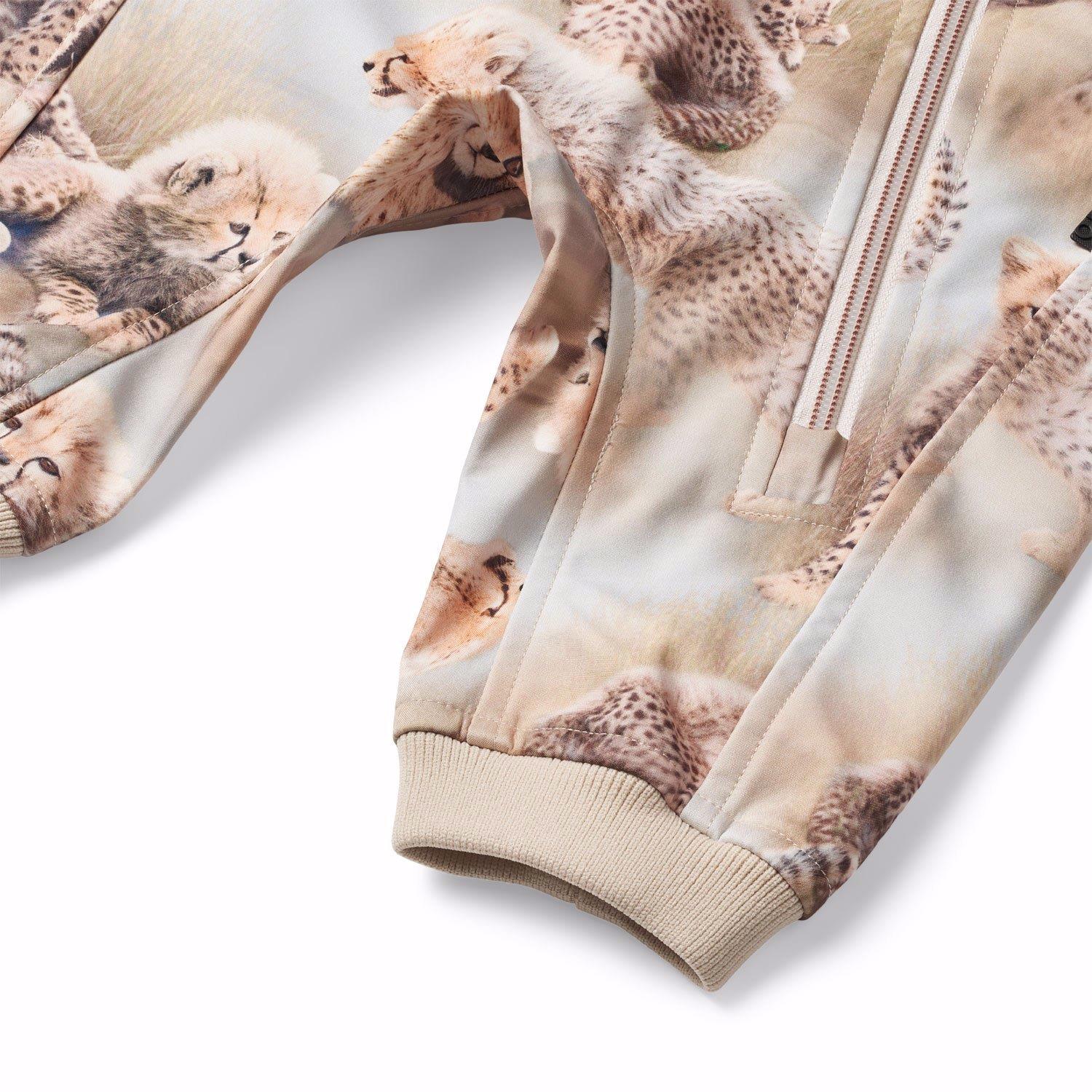 MOLO 0-4ÅR Hill soft shell dress Beige - Farmor Ingvarda
