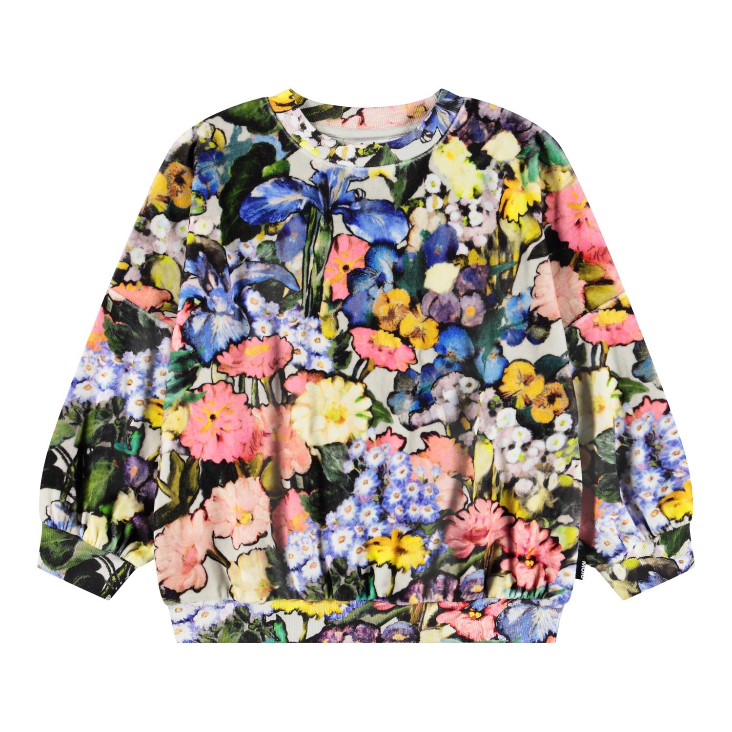 MOLO 4-12ÅR Marika Genser Velour Blomstret - Farmor Ingvarda
