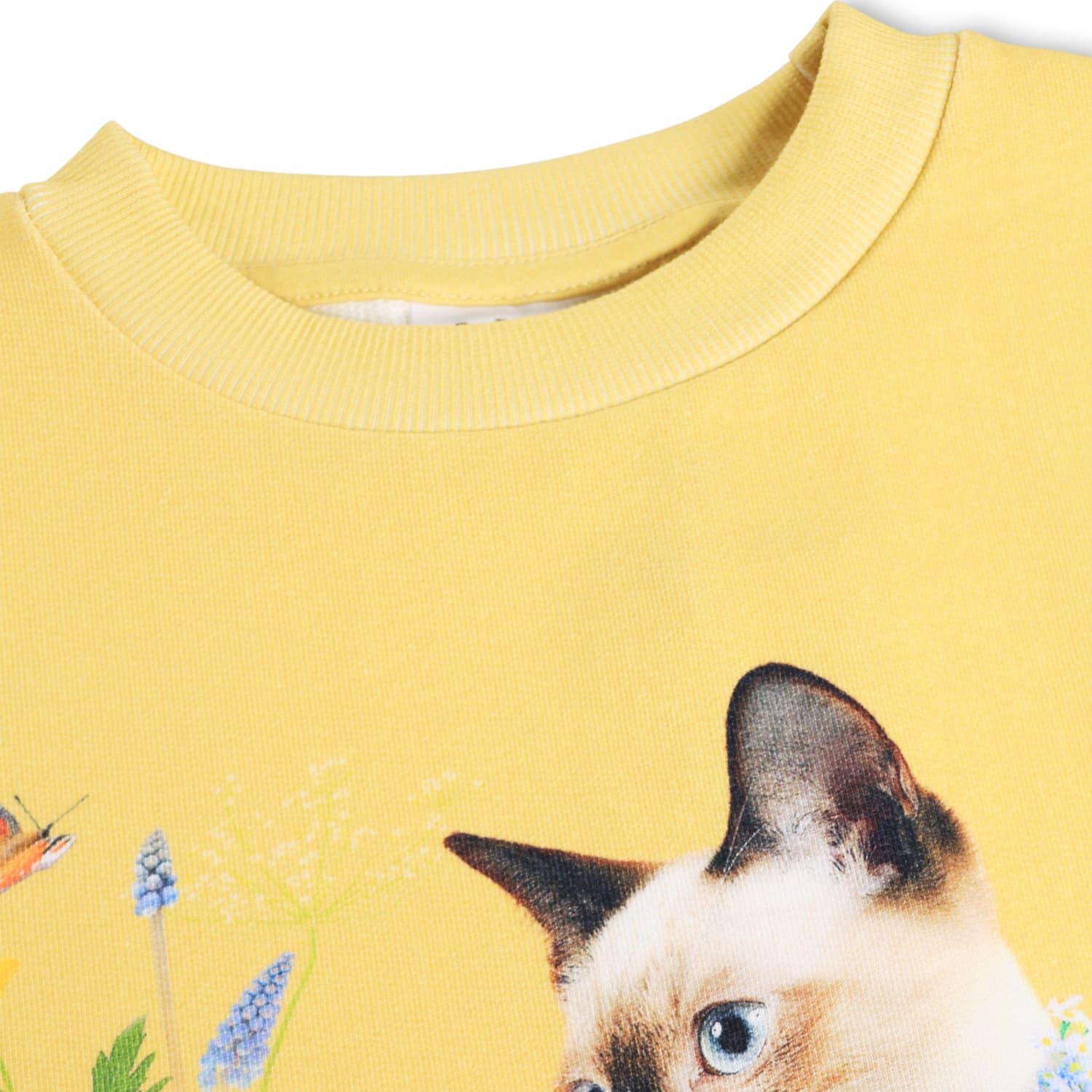 MOLO 4-12ÅR Maxi Sweatshirt Gul - Farmor Ingvarda
