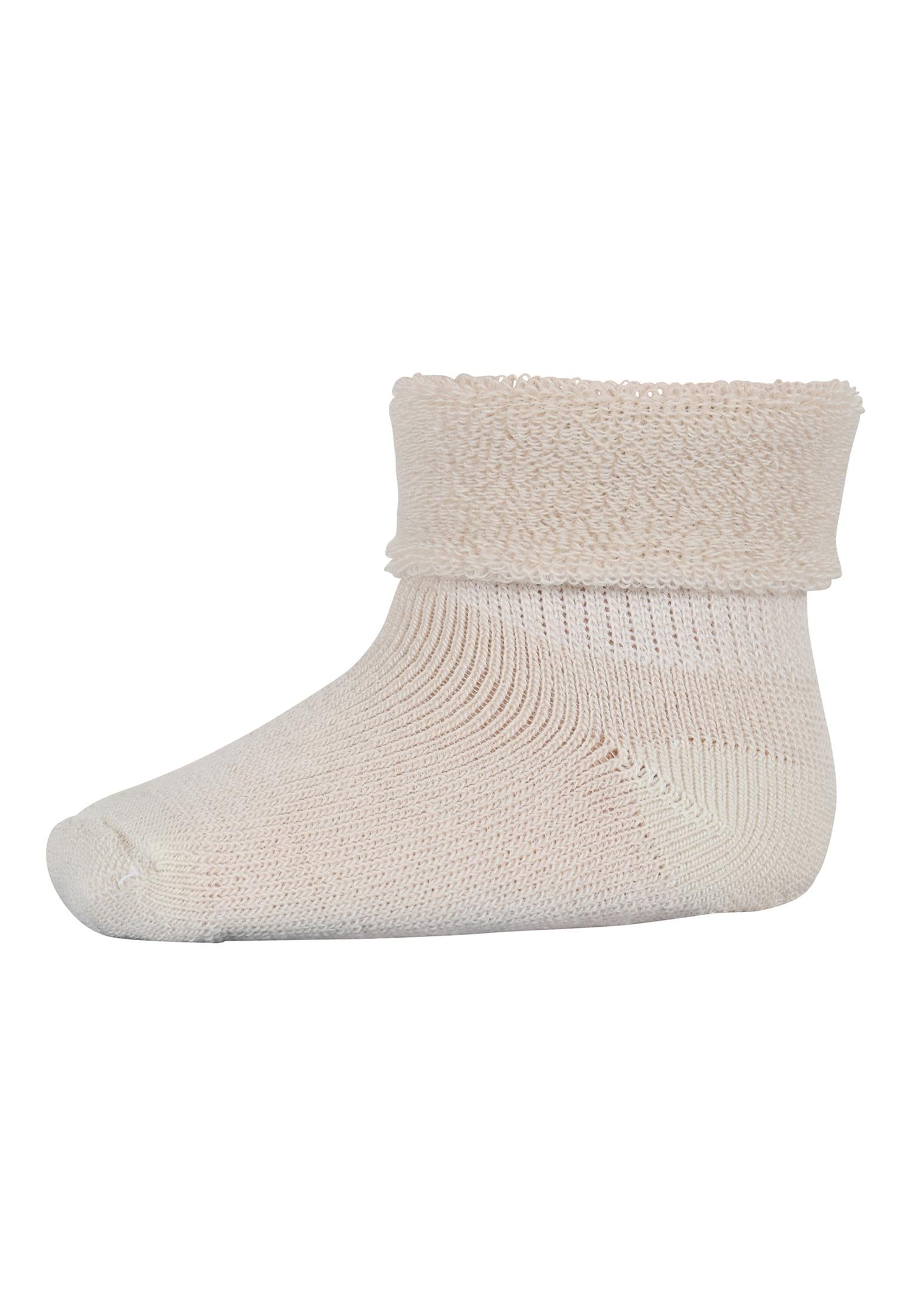 MP Superwash ull sokker Lys Beige - Farmor Ingvarda