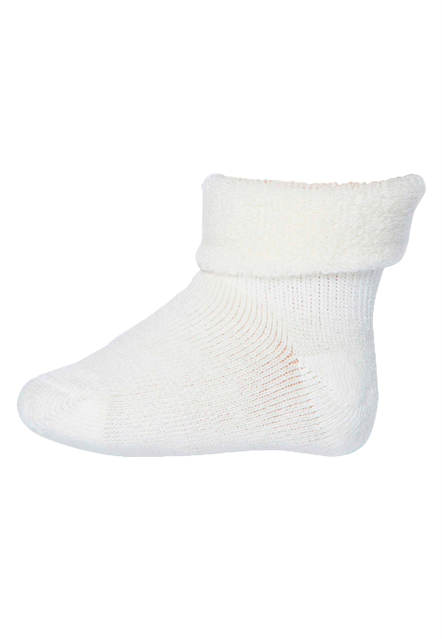 MP Superwash ull sokker Offwhite - Farmor Ingvarda