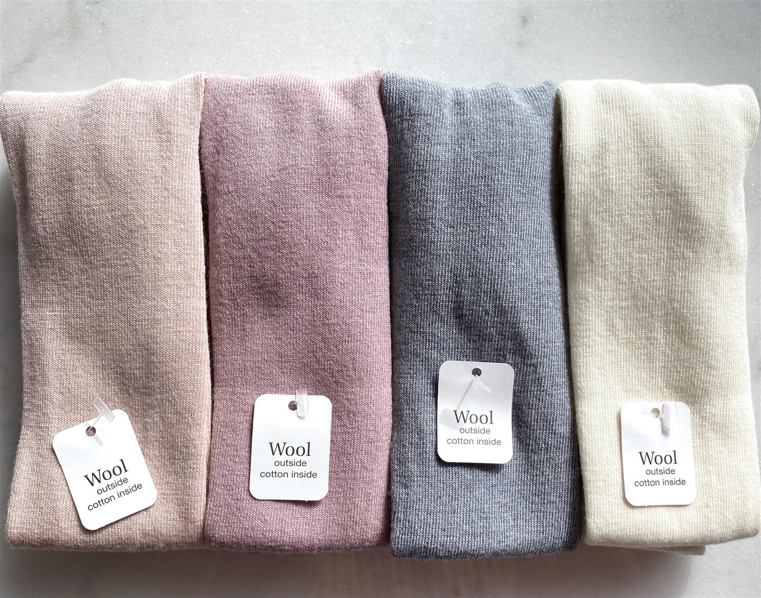 MP Str.bukse 327 ULL /bomull,offwhite Off-White - Farmor Ingvarda