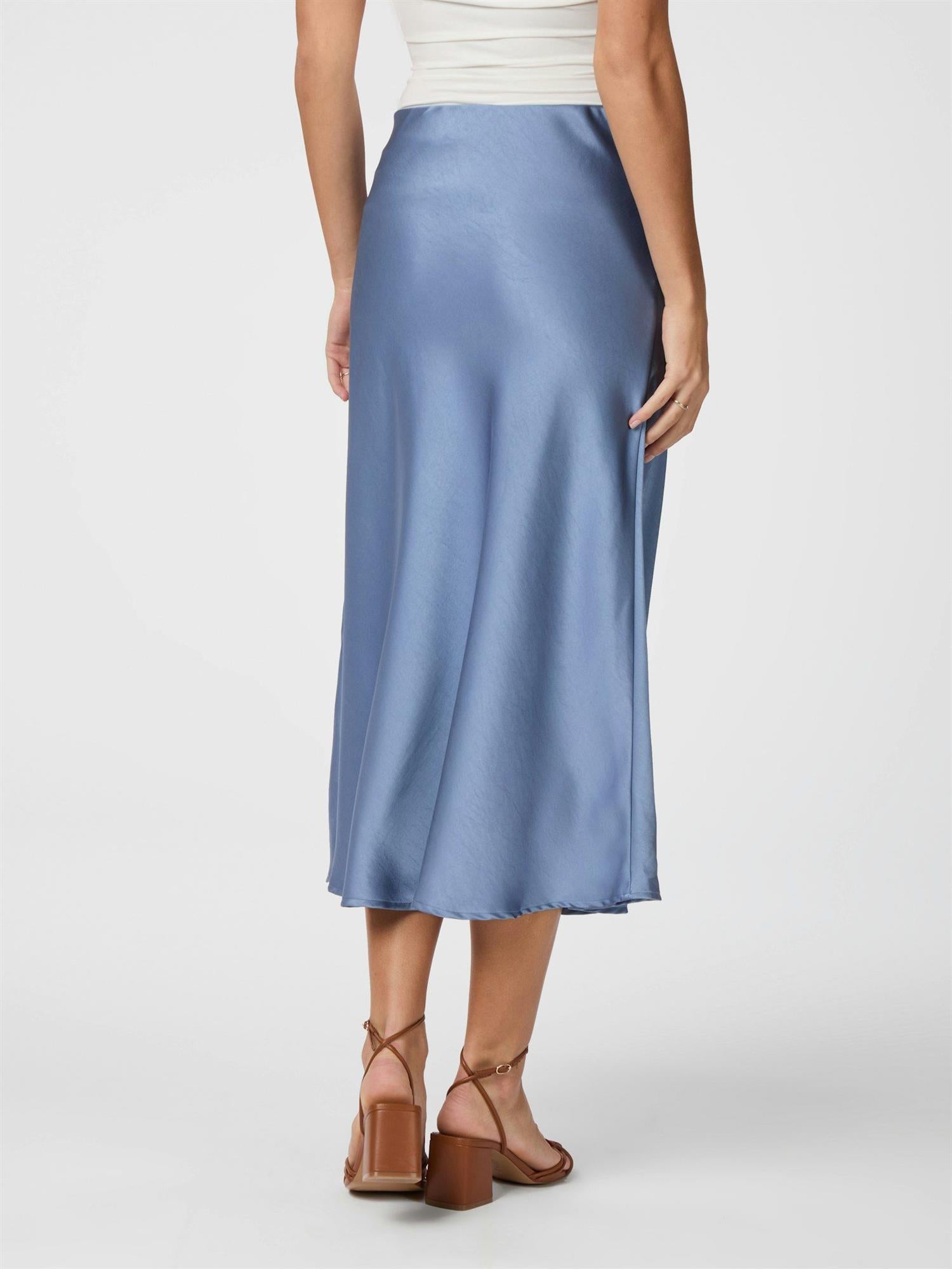 NEO NOIR Bovary Skirt Smoke Blue - Farmor Ingvarda