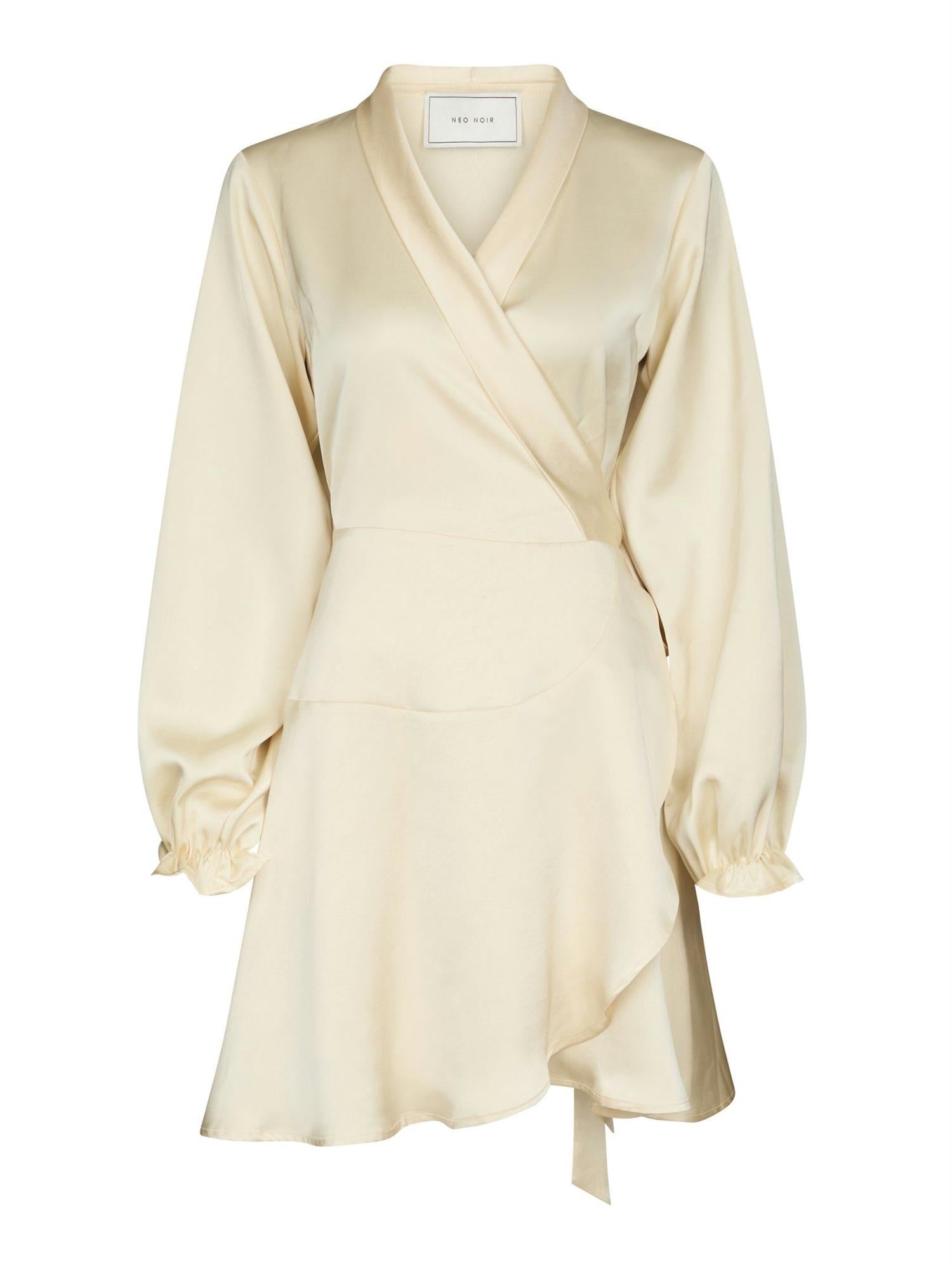 NEO NOIR Colbie heavy sateen dress - Farmor Ingvarda