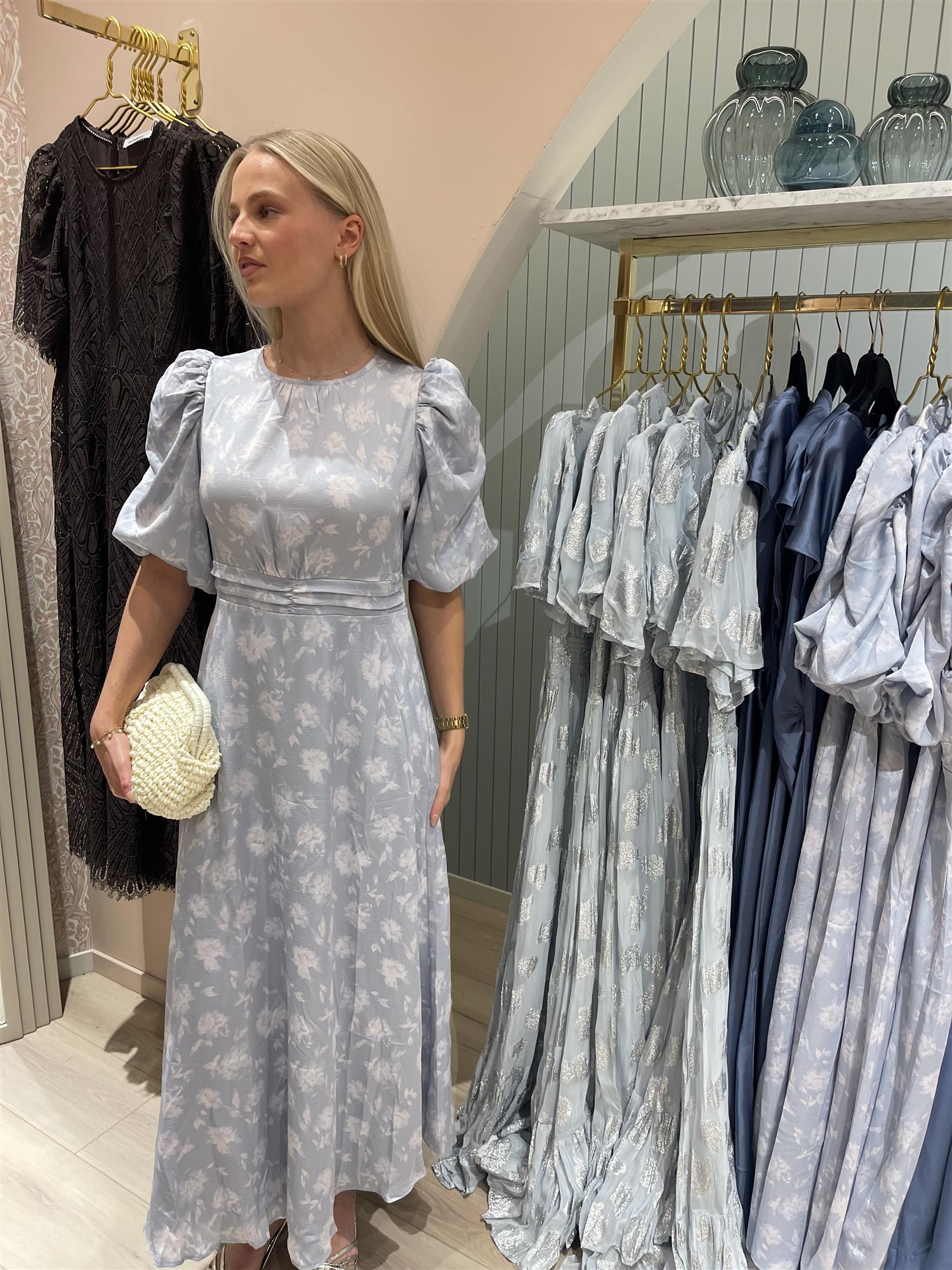 NEO NOIR Kikka Faded Flower Dress - Farmor Ingvarda