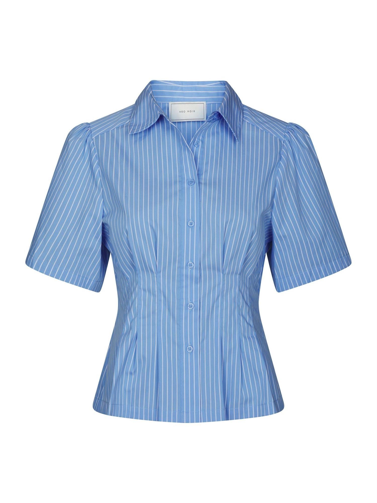 NEO NOIR Balara Stripe Poplin Shirt - Farmor Ingvarda