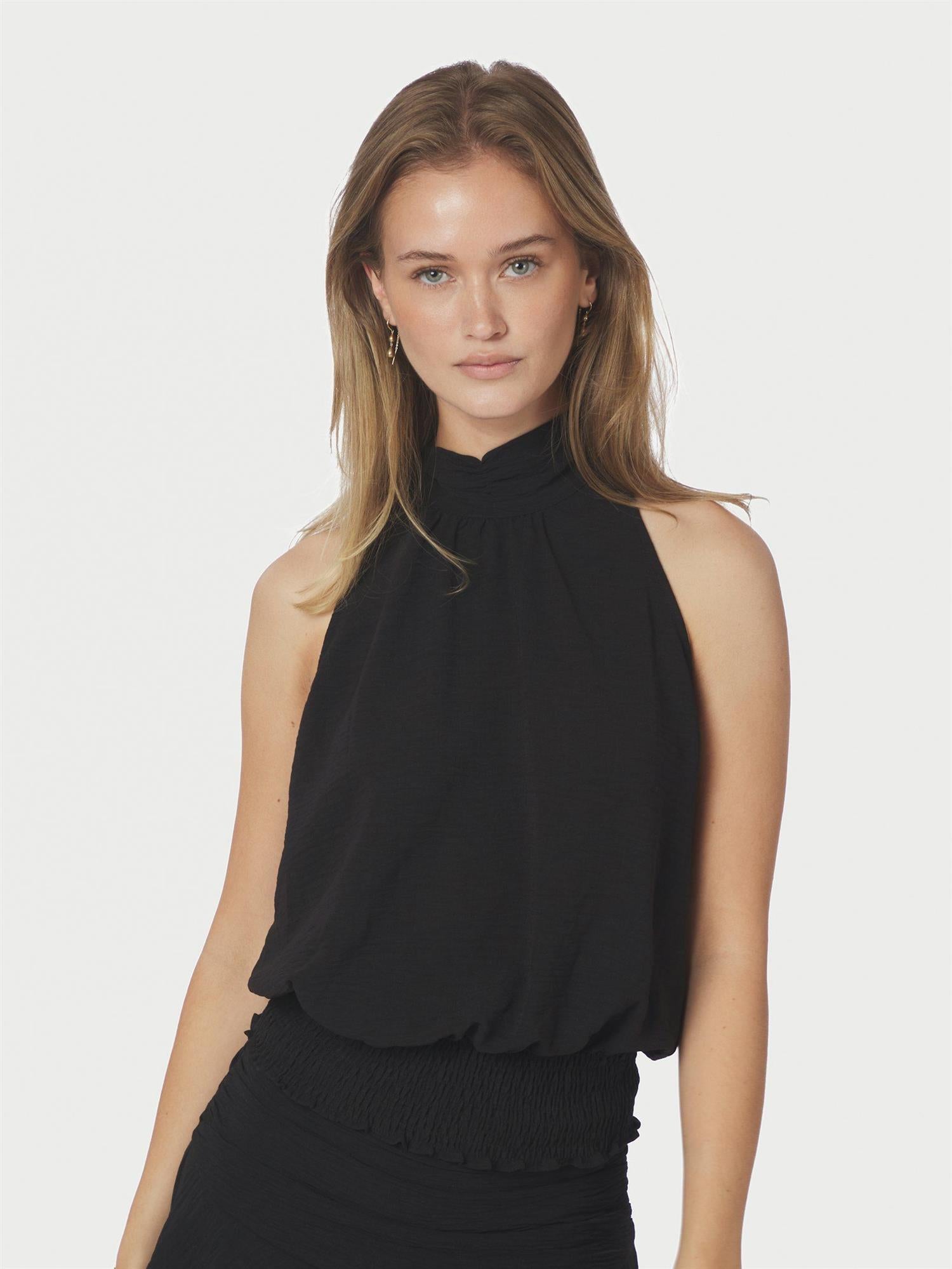 NEO NOIR Jos Structure Top - Farmor Ingvarda