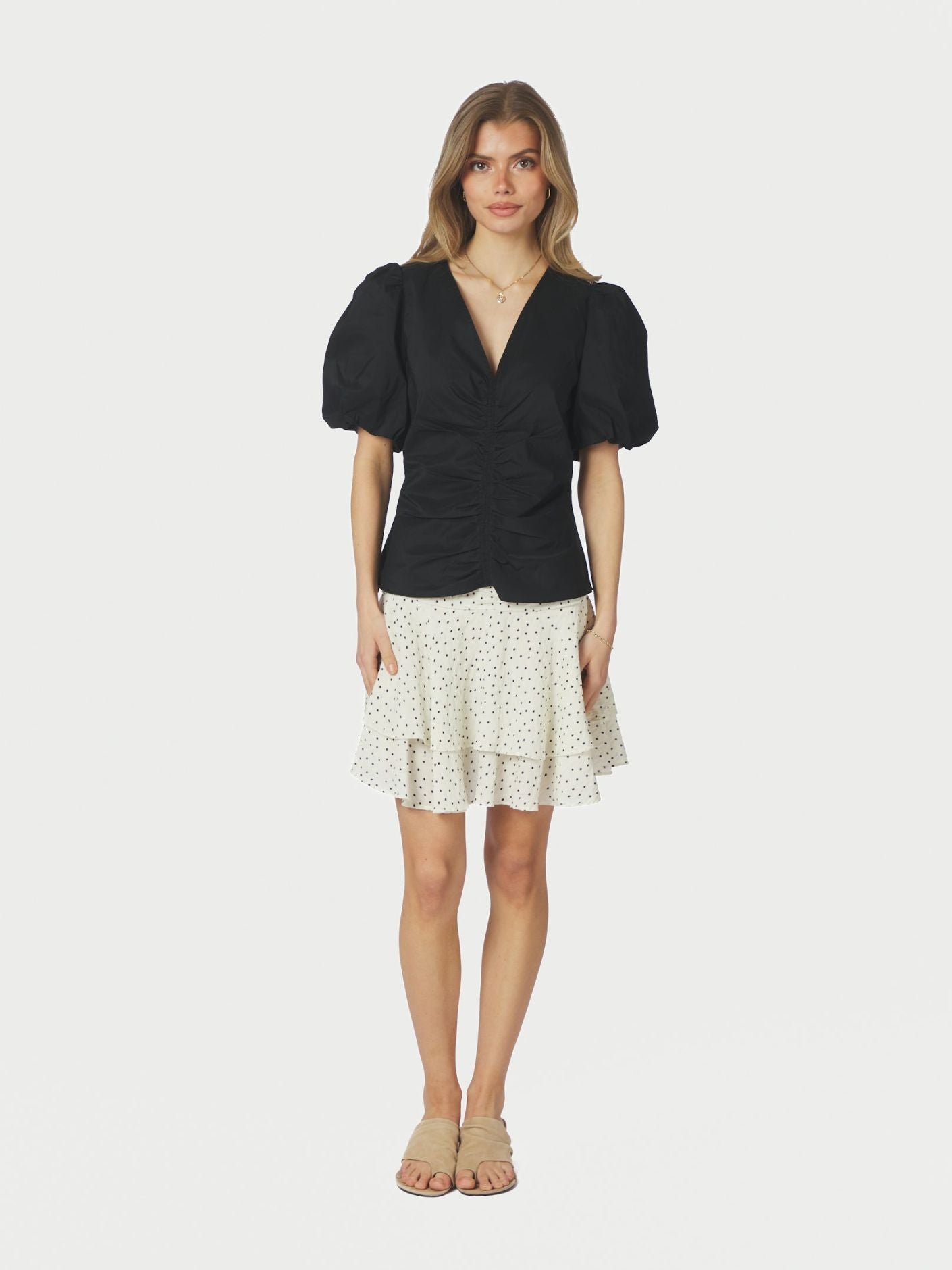 NEO NOIR Zaria Poplin Blouse - Farmor Ingvarda