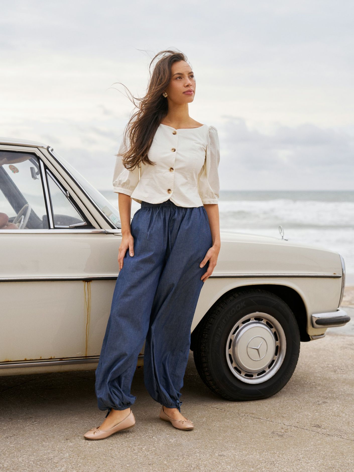 NEO NOIR Roxane Balloon Denim Pants - Farmor Ingvarda