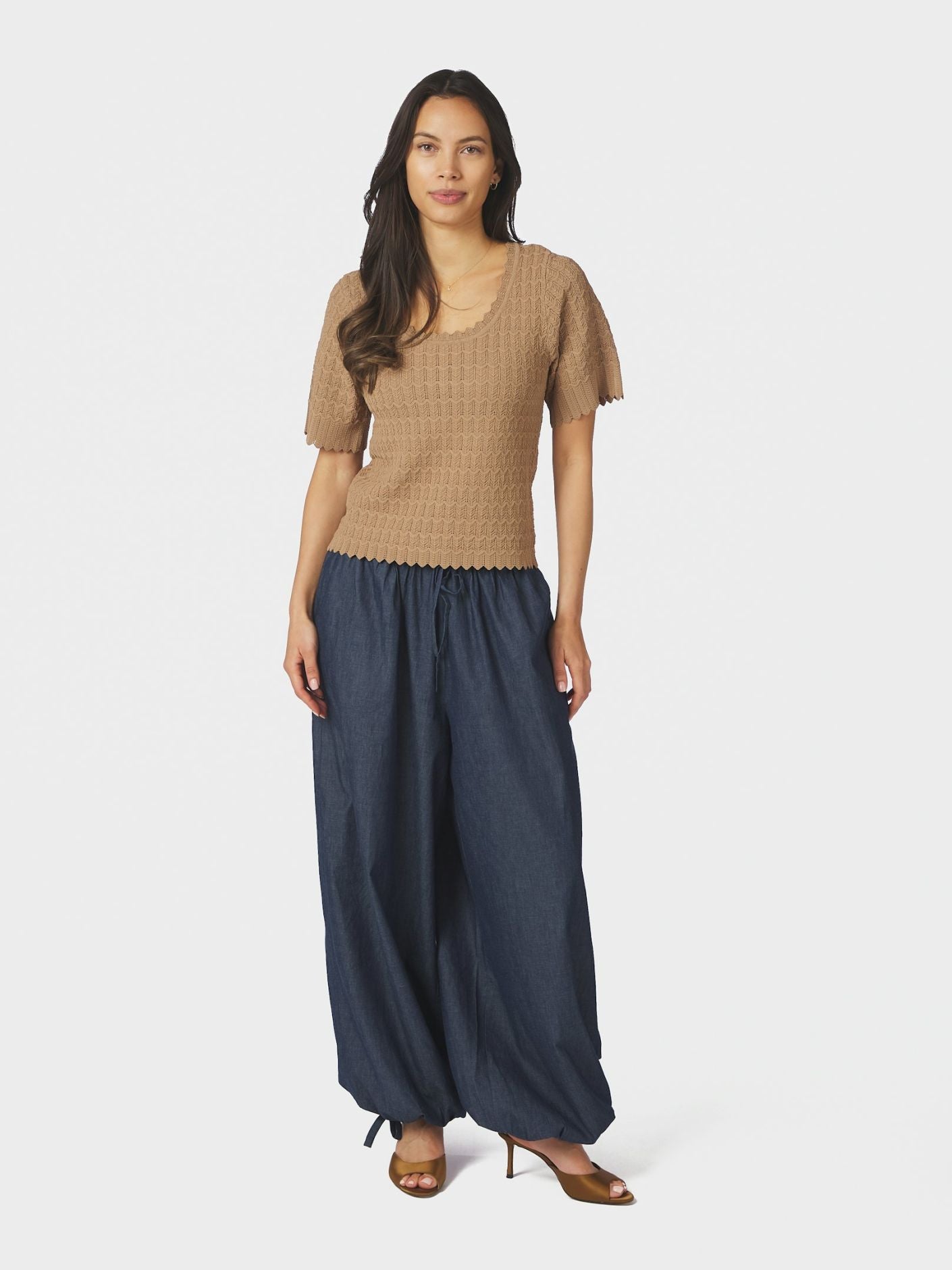 NEO NOIR Roxane Balloon Denim Pants - Farmor Ingvarda