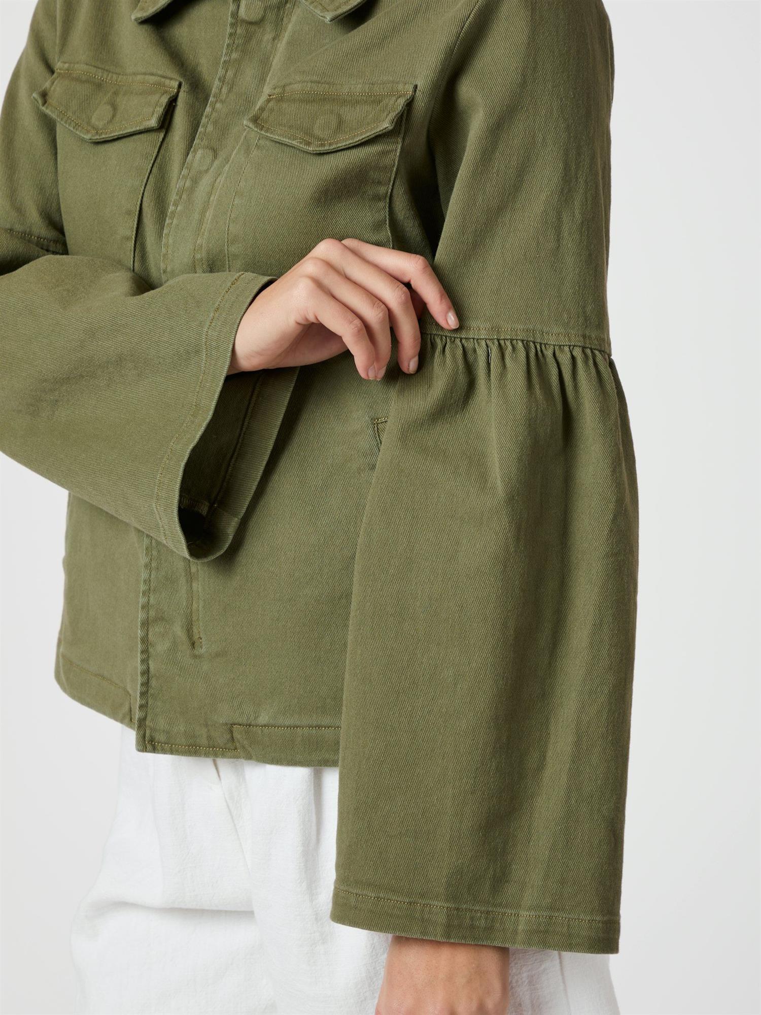 NEO NOIR Jaynor Jacket Army - Farmor Ingvarda