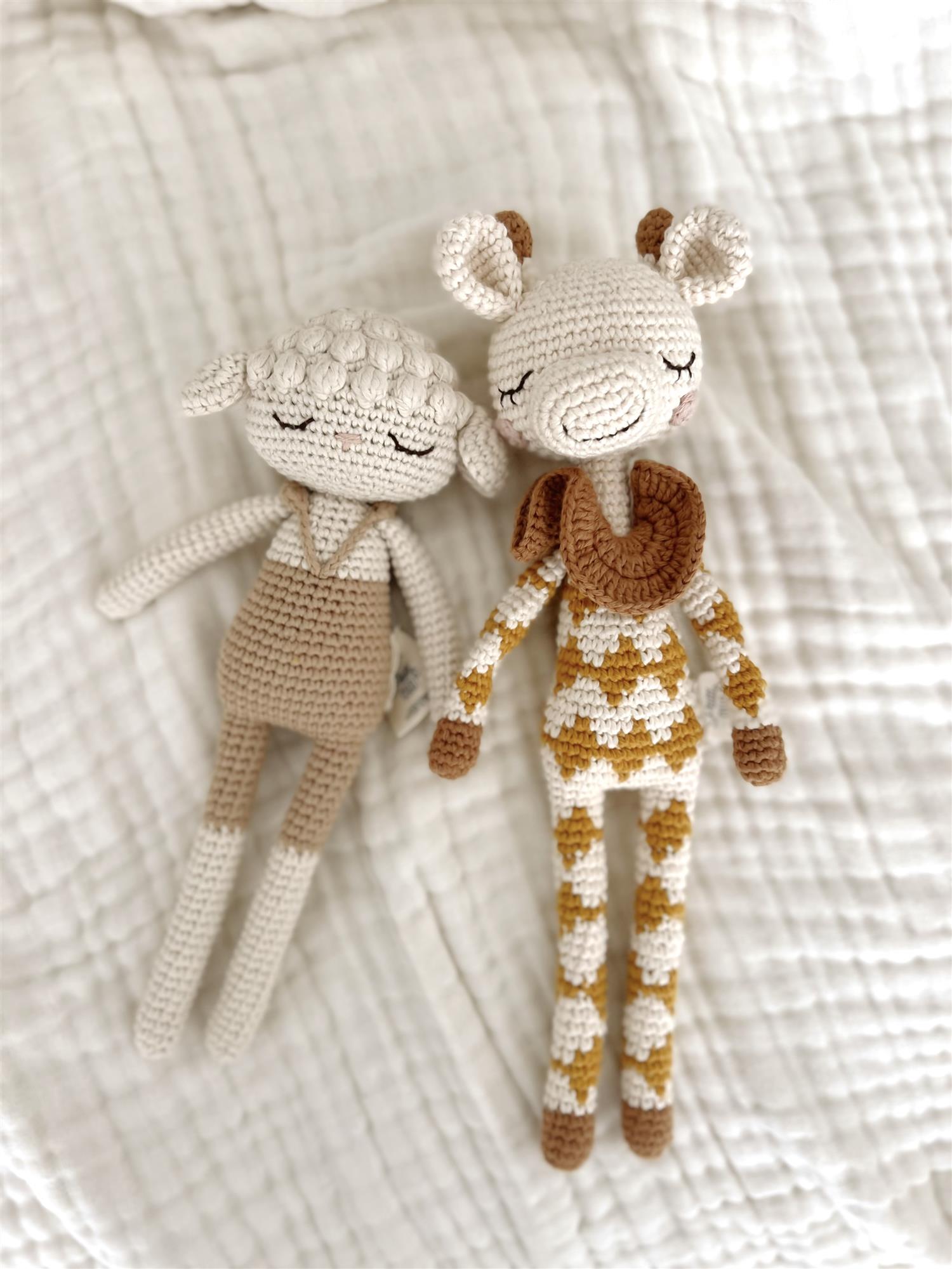 PATTI OSLO Kosedyr,Goldie Giraffe - Farmor Ingvarda