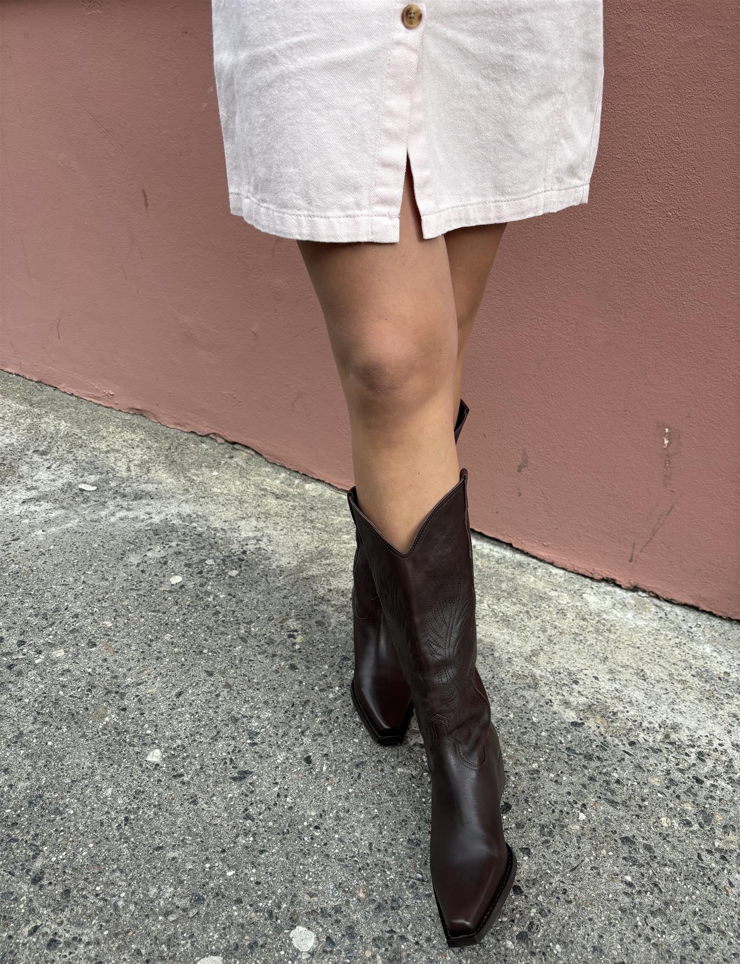 PHENUMB COPENHAGEN Frankie Brown boots Brun - Farmor Ingvarda