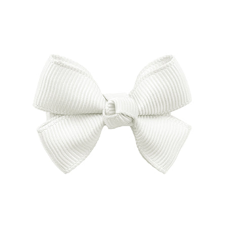 PRINSESSEFIN ASTRID baby hårsløyfe, S 4cm,White - Farmor Ingvarda